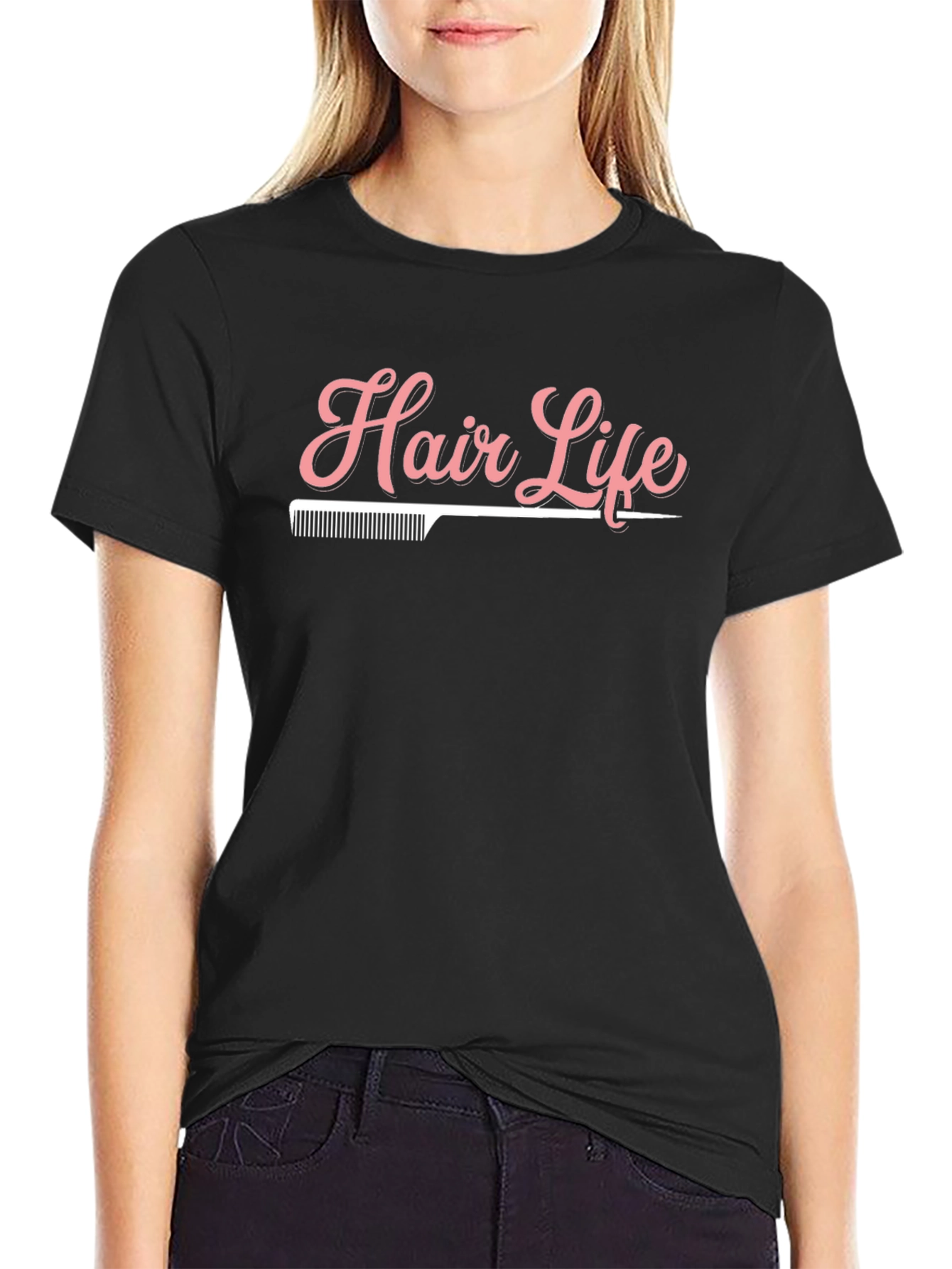 Hair Life Graphic Tee - Stylish & Comfortable