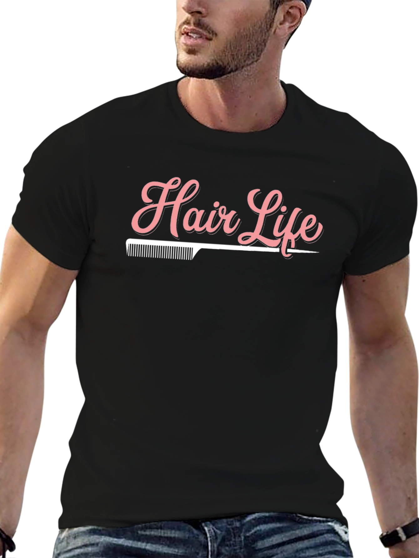 Hair Life Graphic Tee - Stylish & Comfortable