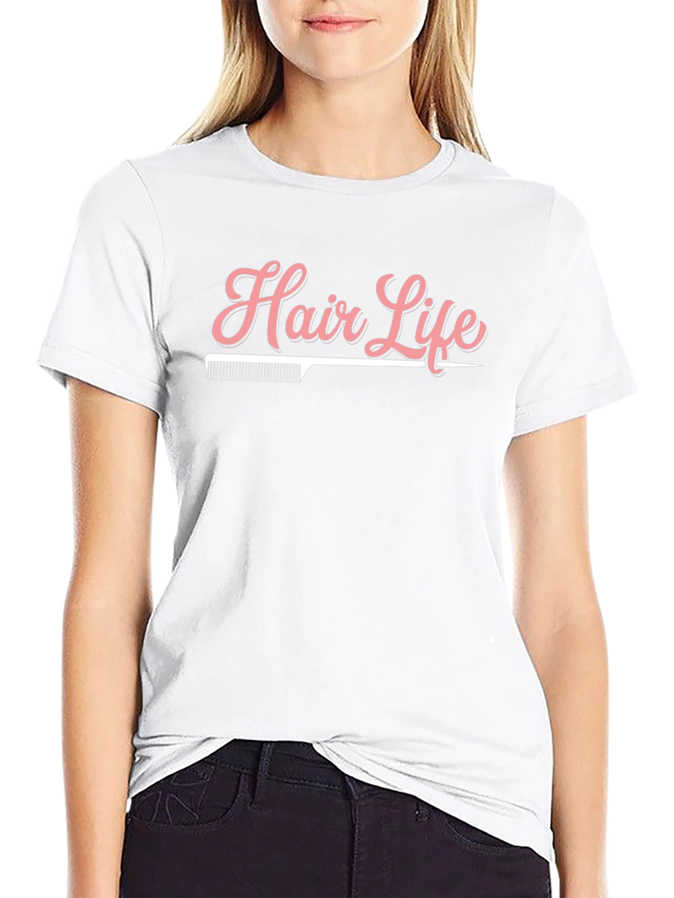 Hair Life Graphic Tee - Stylish & Comfortable
