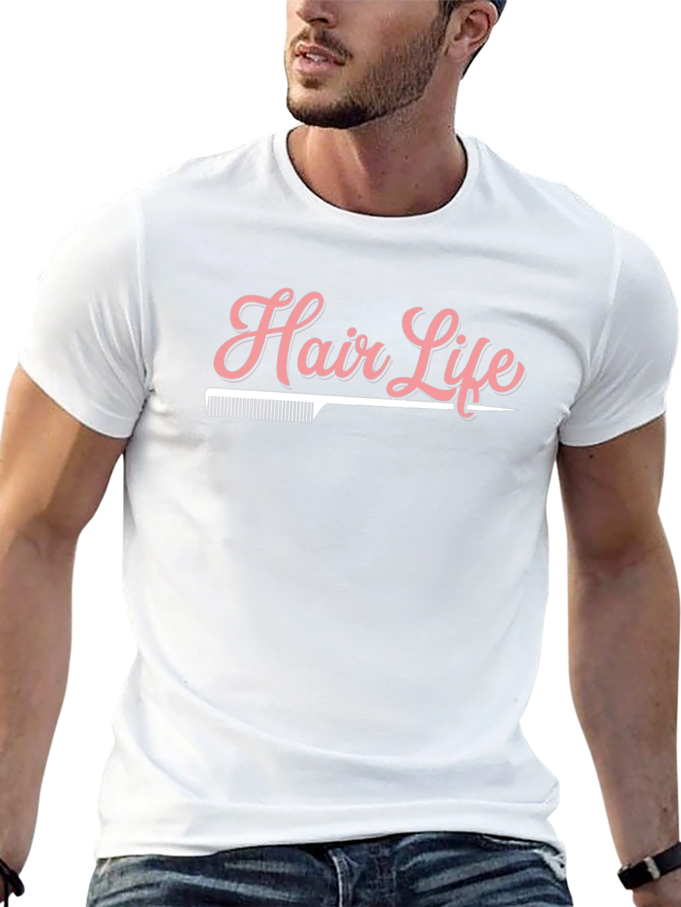 Hair Life Graphic Tee - Stylish & Comfortable