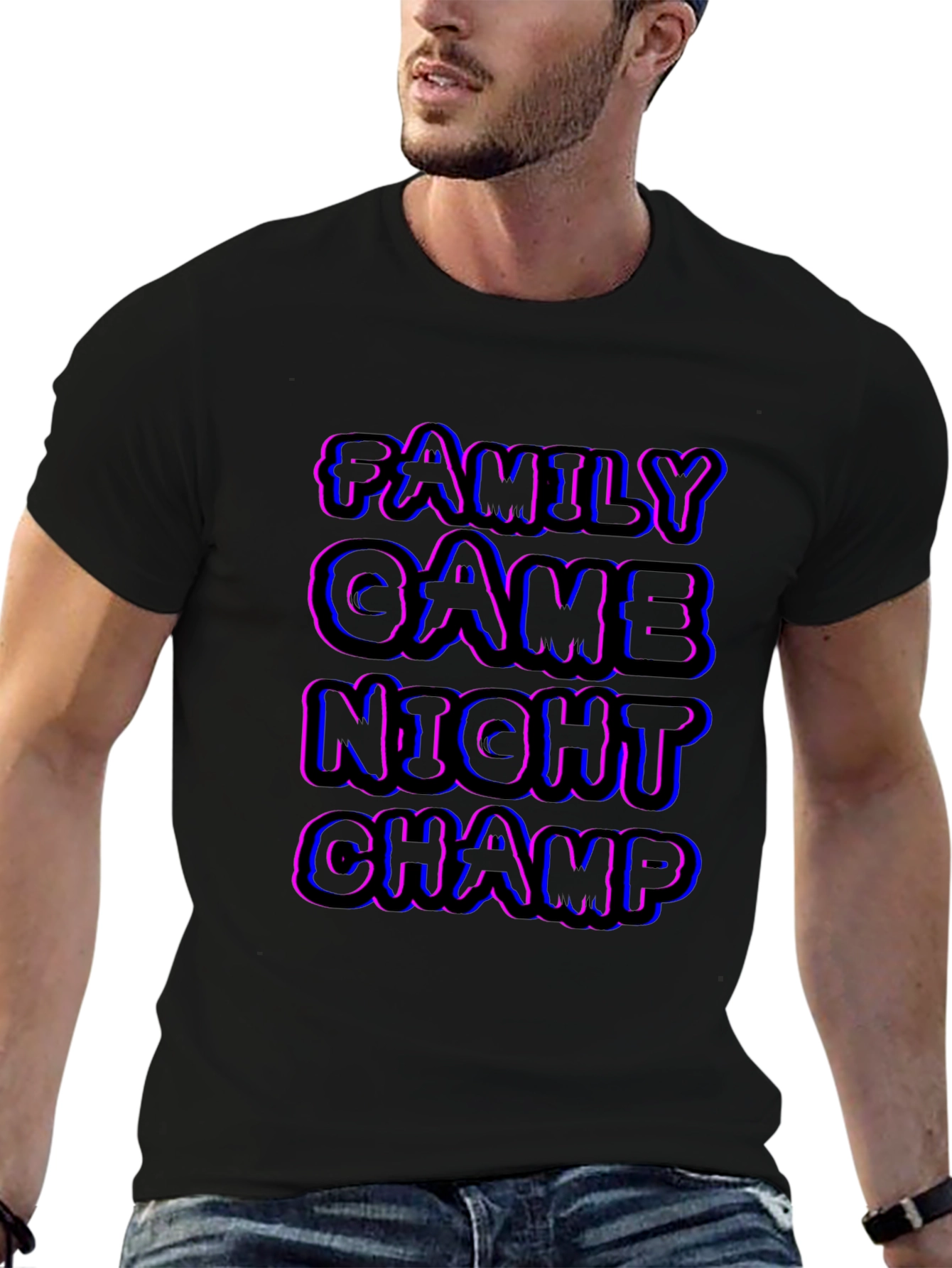 Family Game Night Champ Graphic Tee