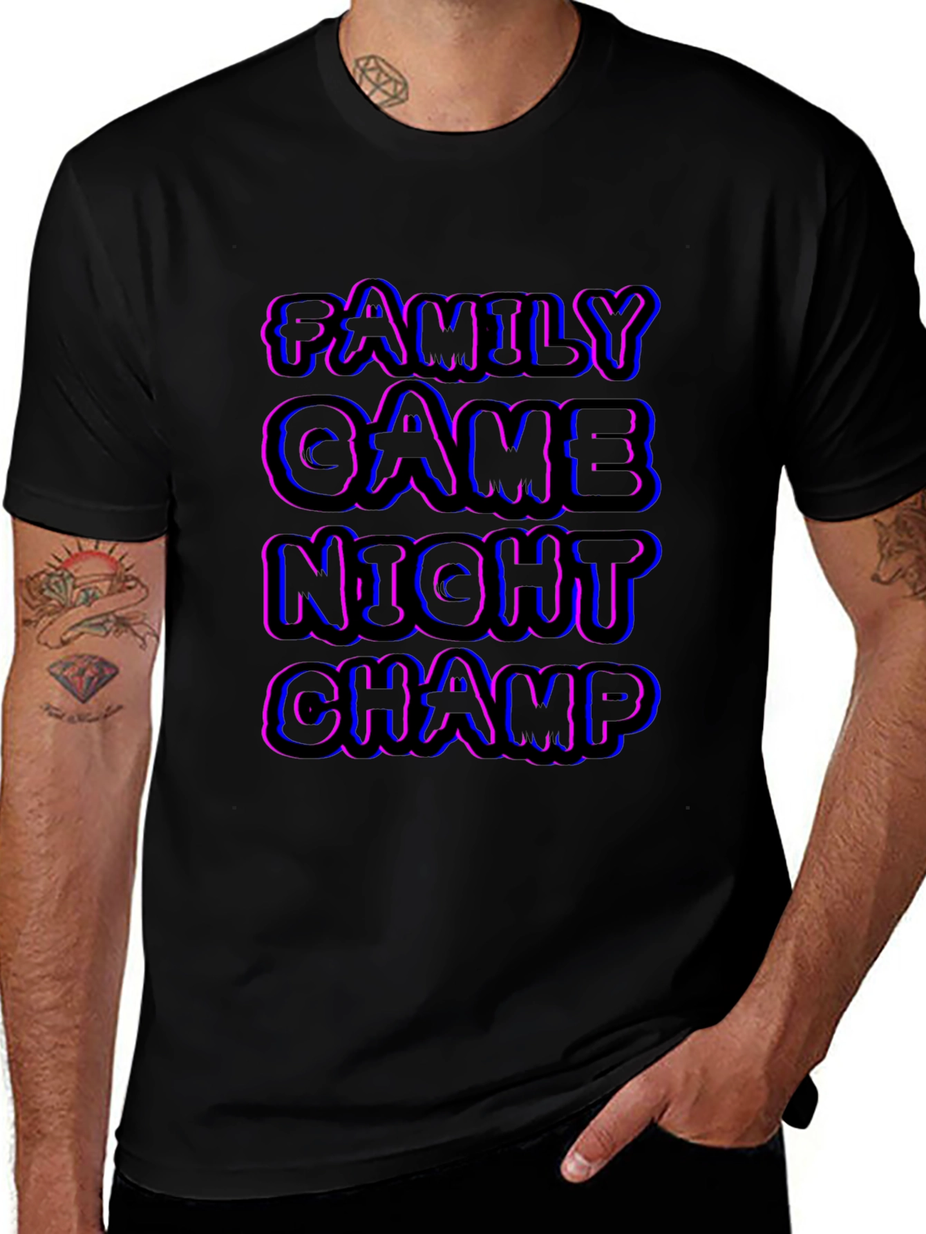 Family Game Night Champ Graphic Tee
