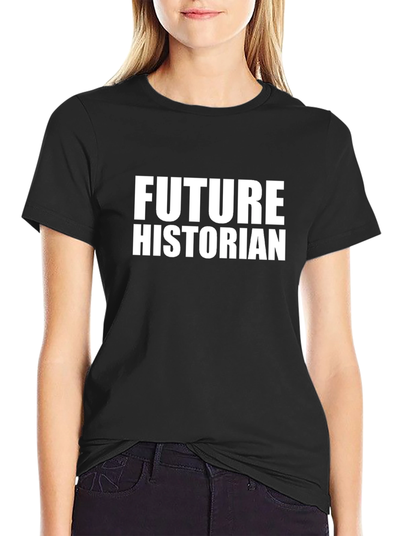 Future Historian Graphic Tee - Black