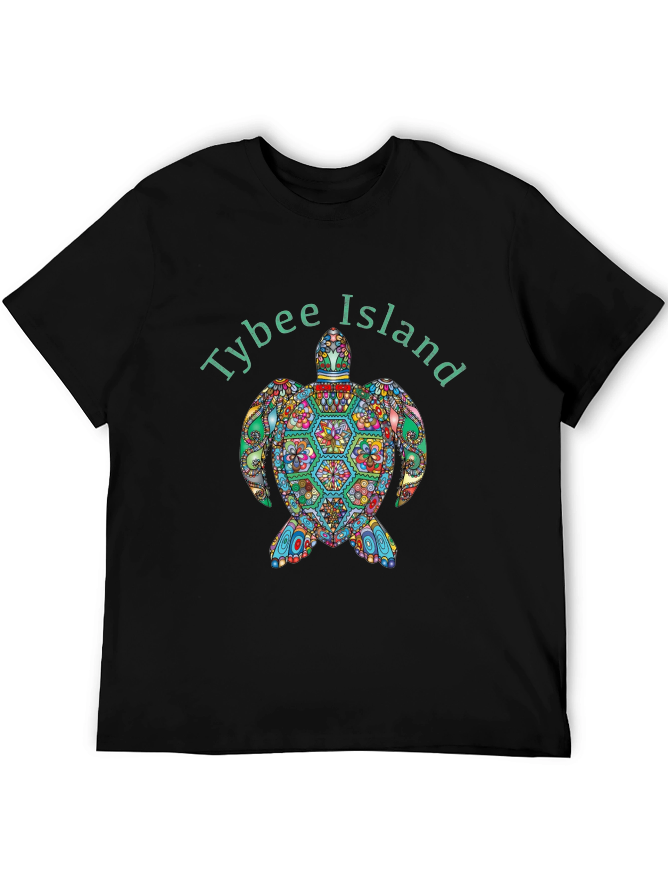 Tybee Island Turtle Graphic T-Shirt