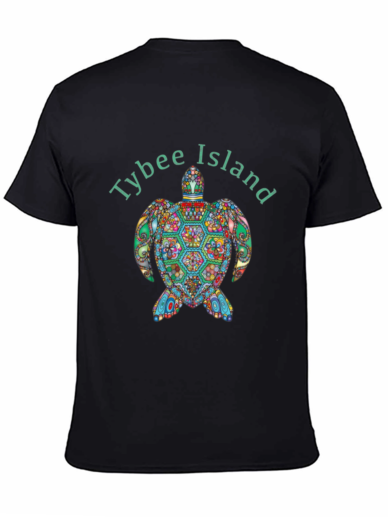 Tybee Island Turtle Graphic T-Shirt