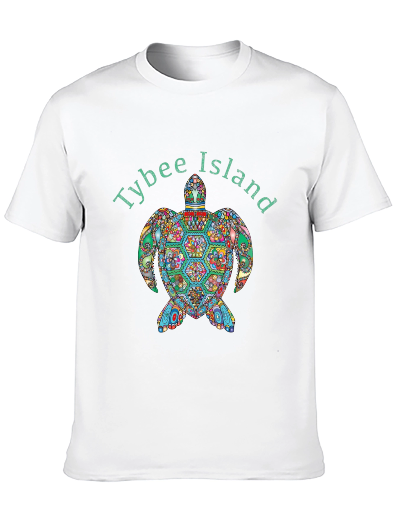 Tybee Island Turtle Graphic T-Shirt