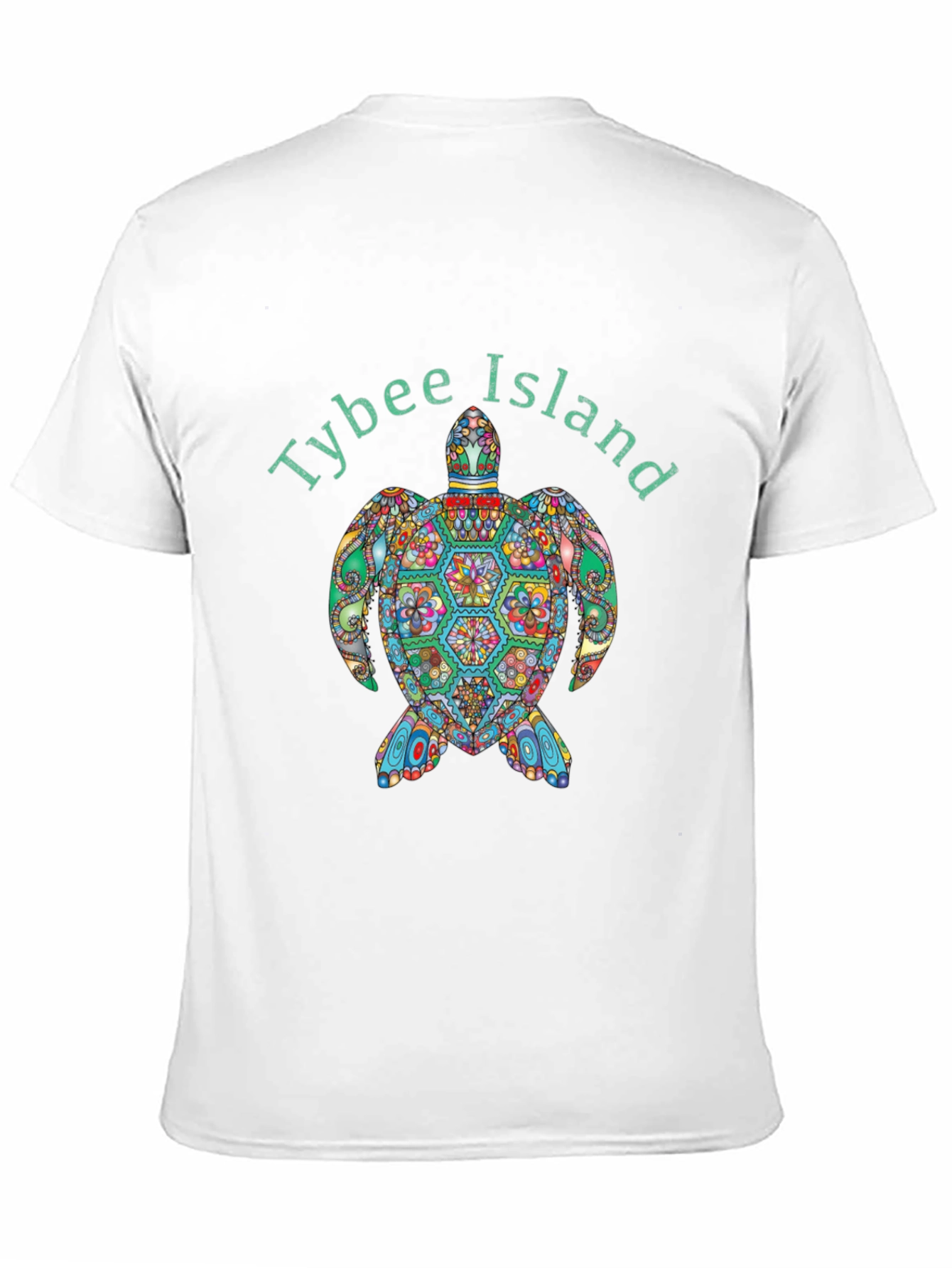 Tybee Island Turtle Graphic T-Shirt