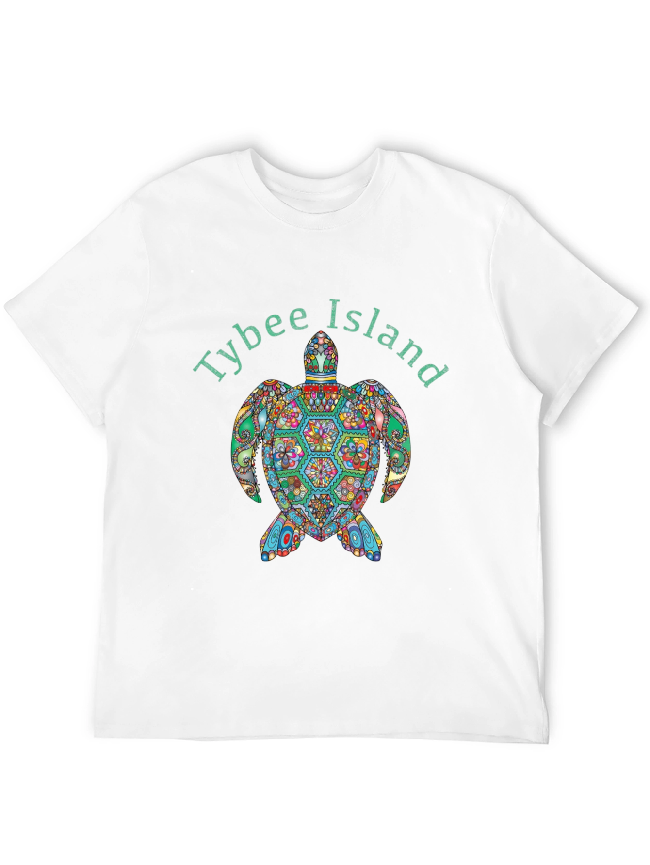 Tybee Island Turtle Graphic T-Shirt