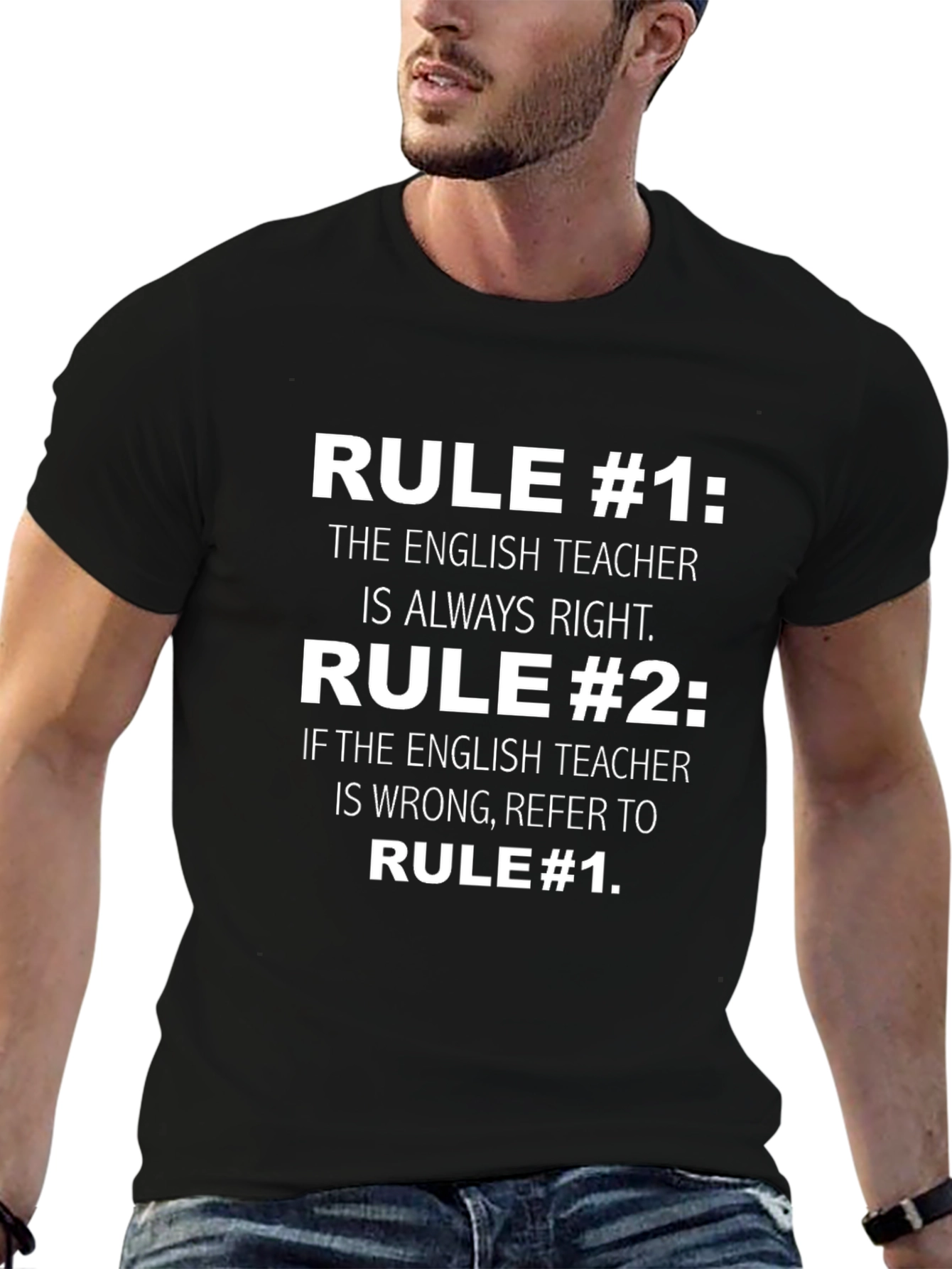 English Teacher Rules Funny T-Shirt