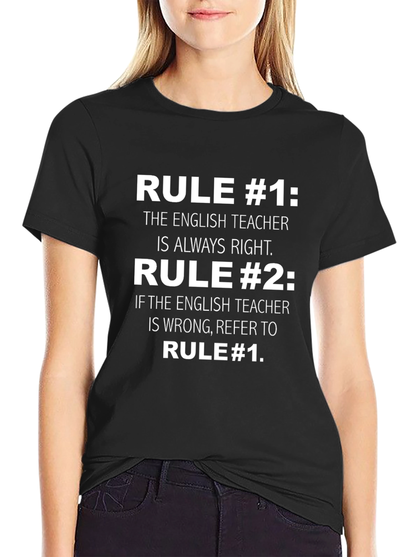 English Teacher Rules Funny T-Shirt