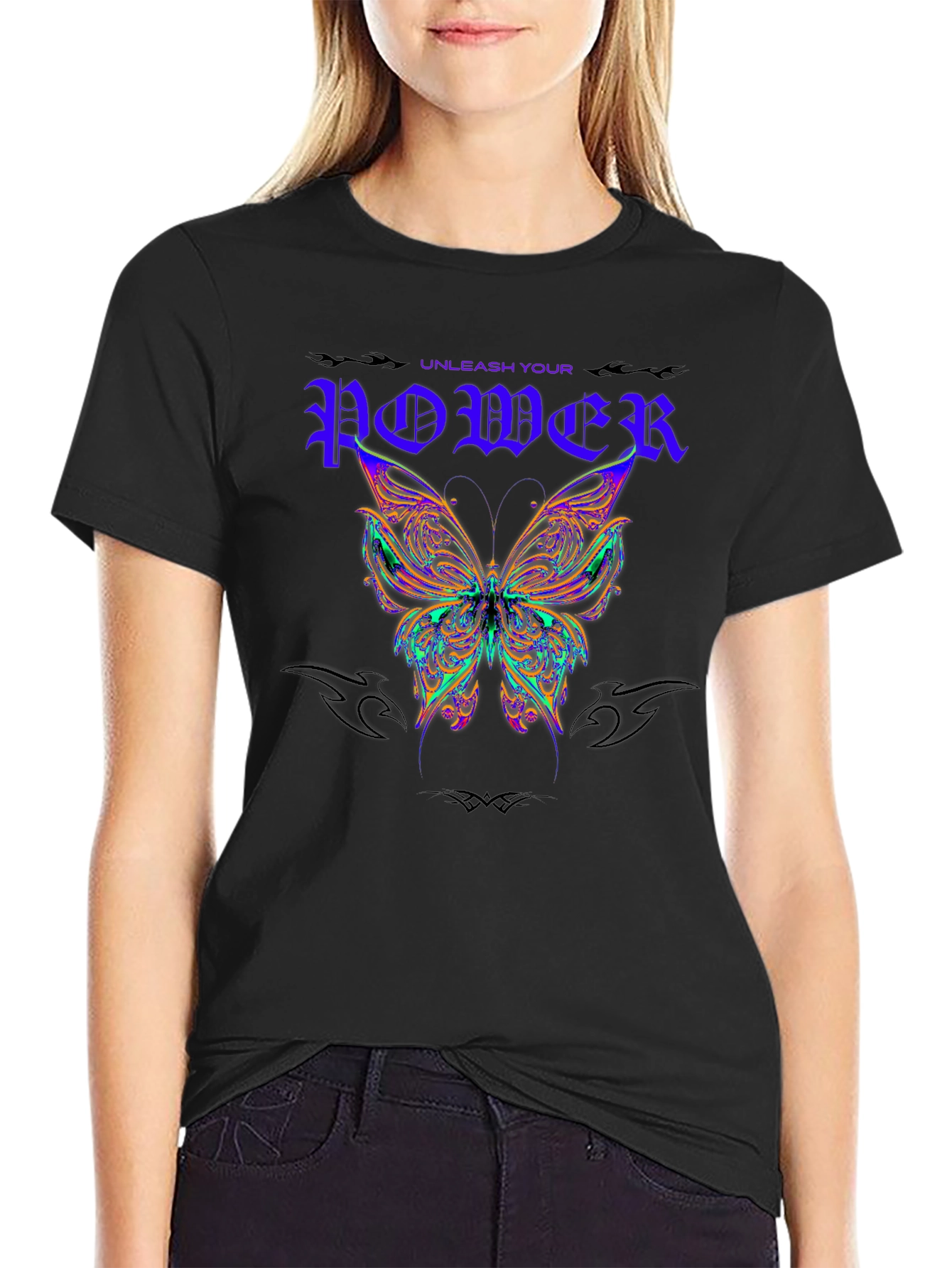 Unleash Your Power Butterfly Graphic Tee