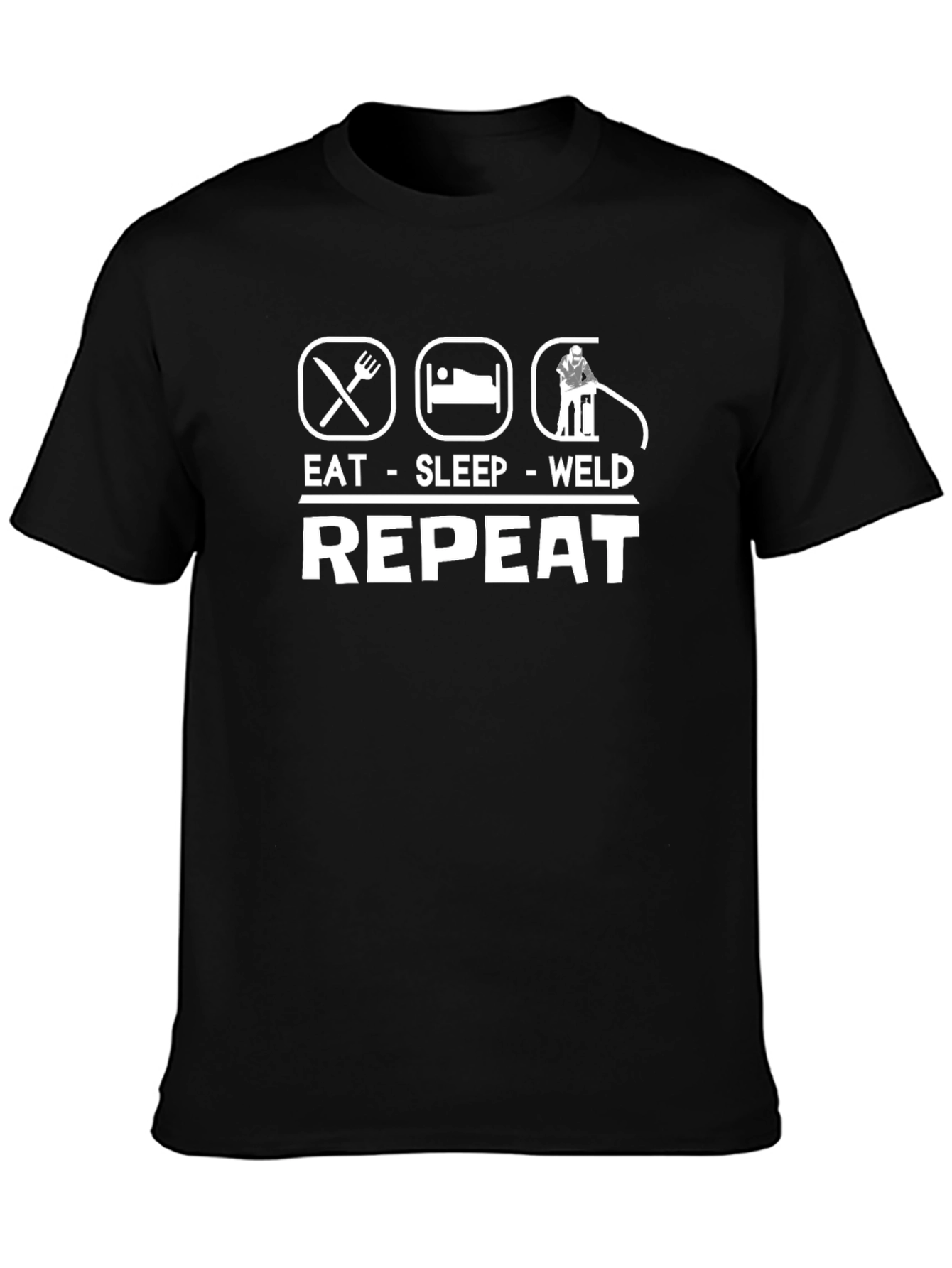 Eat Sleep Weld Repeat T-Shirt