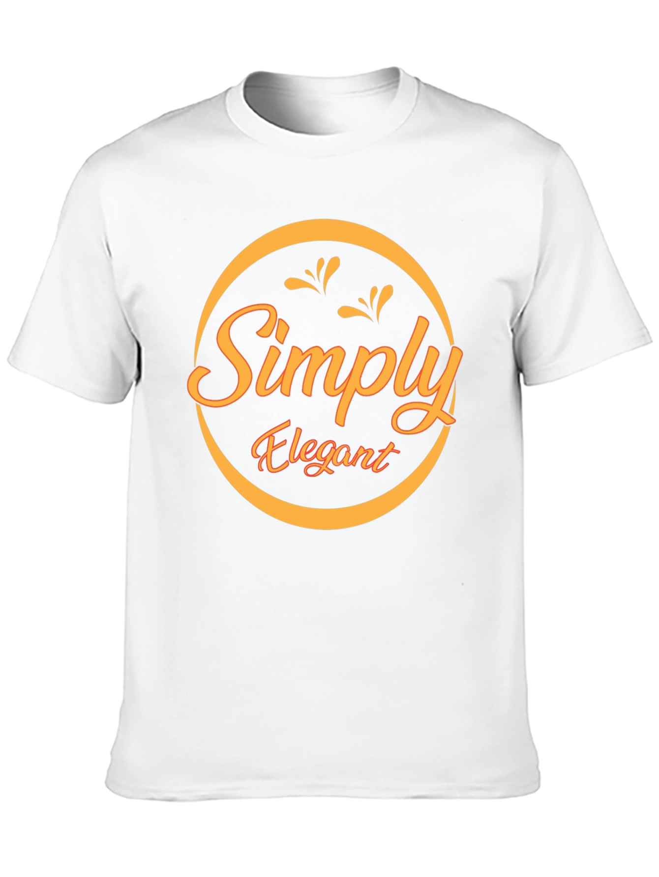 Simply Elegant Black Graphic Tee