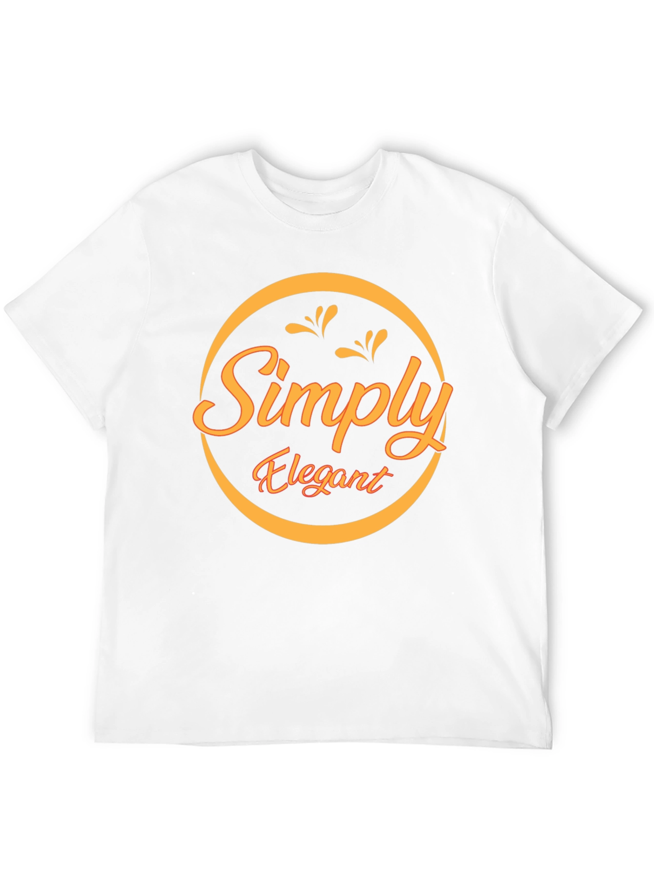 Simply Elegant Black Graphic Tee