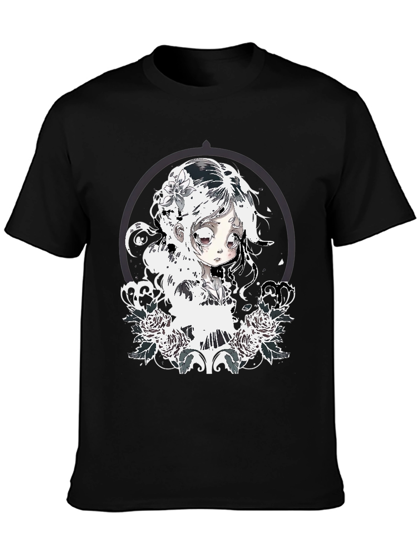 Gothic Anime Girl T-Shirt