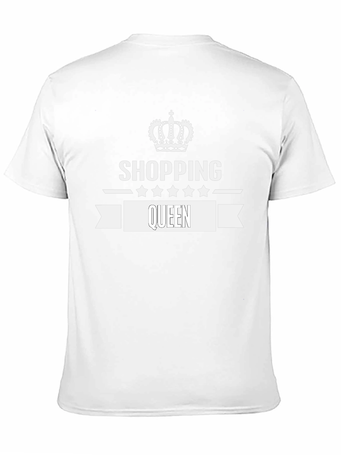 Shopping Queen Black T-Shirt