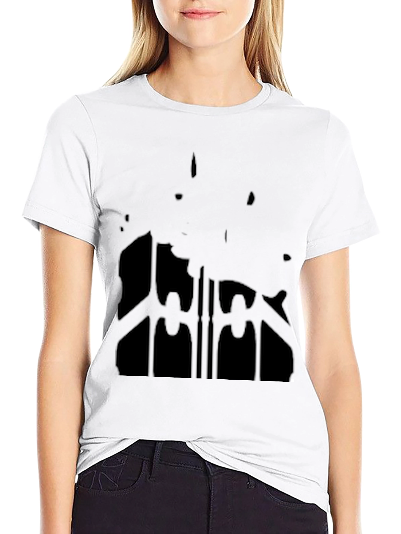 Black Graphic Print T-Shirt