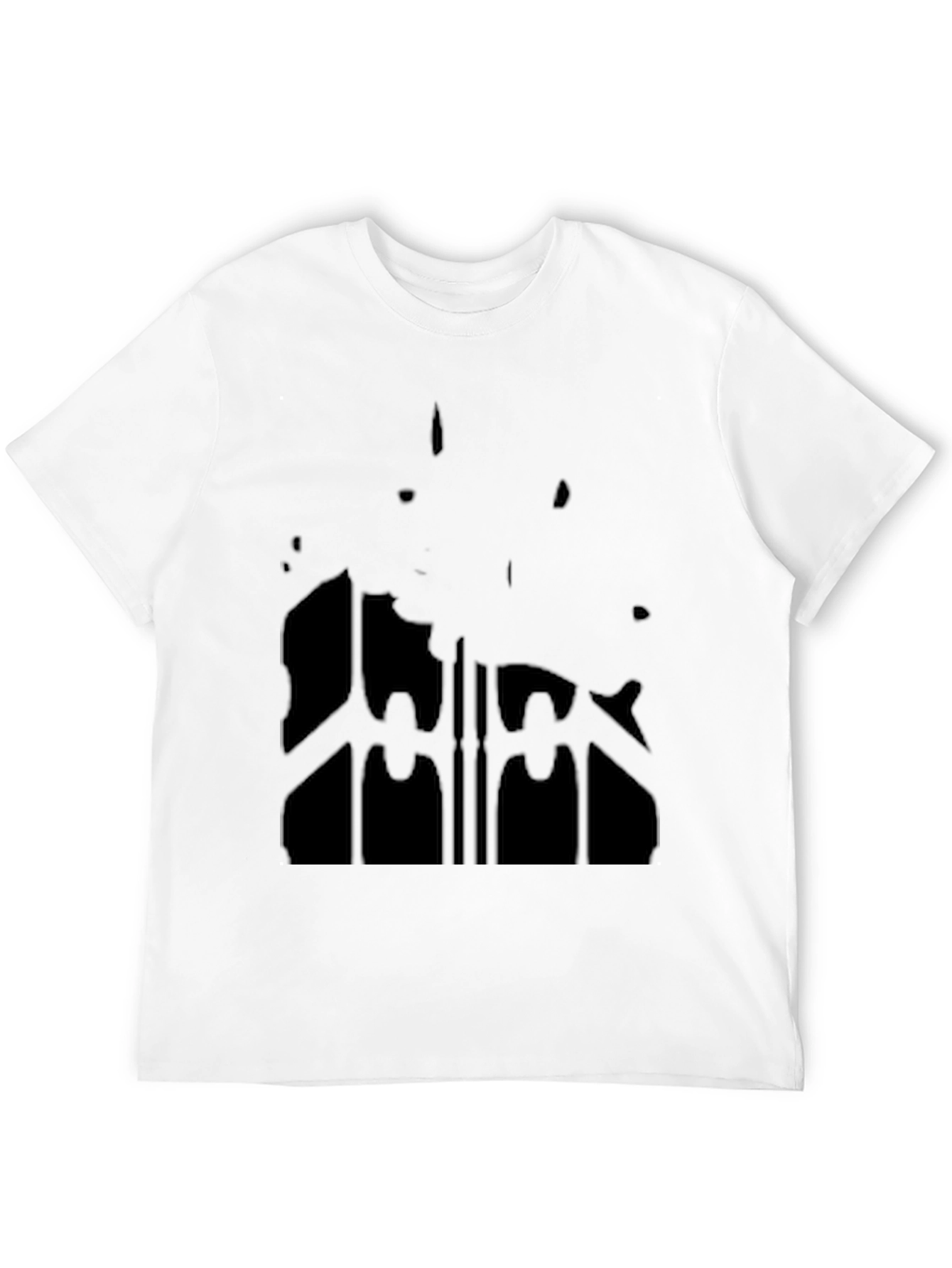 Black Graphic Print T-Shirt