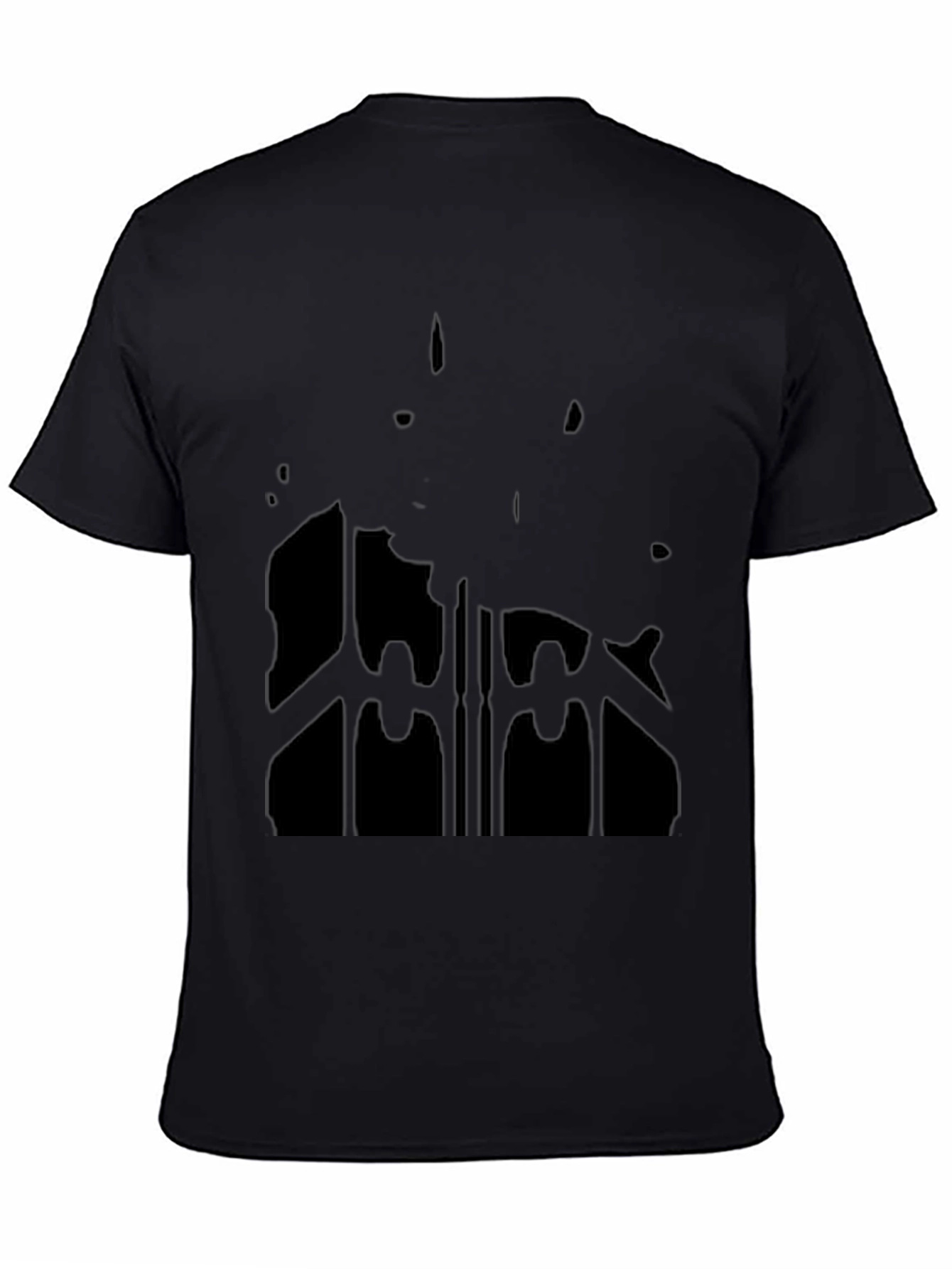 Black Graphic Print T-Shirt