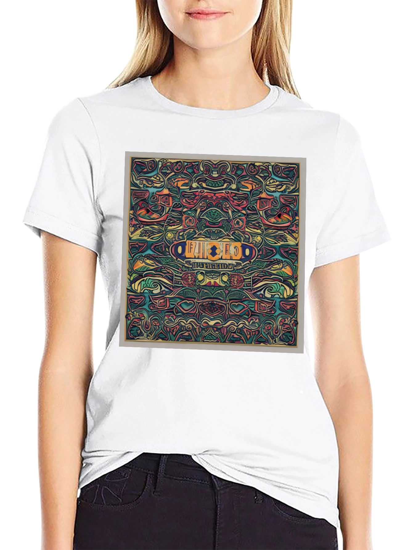 Abstract Patterned T-Shirt
