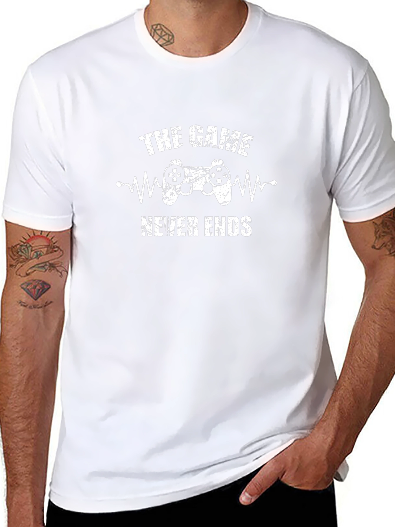 The Game Never Ends T-Shirt - Gamer Style