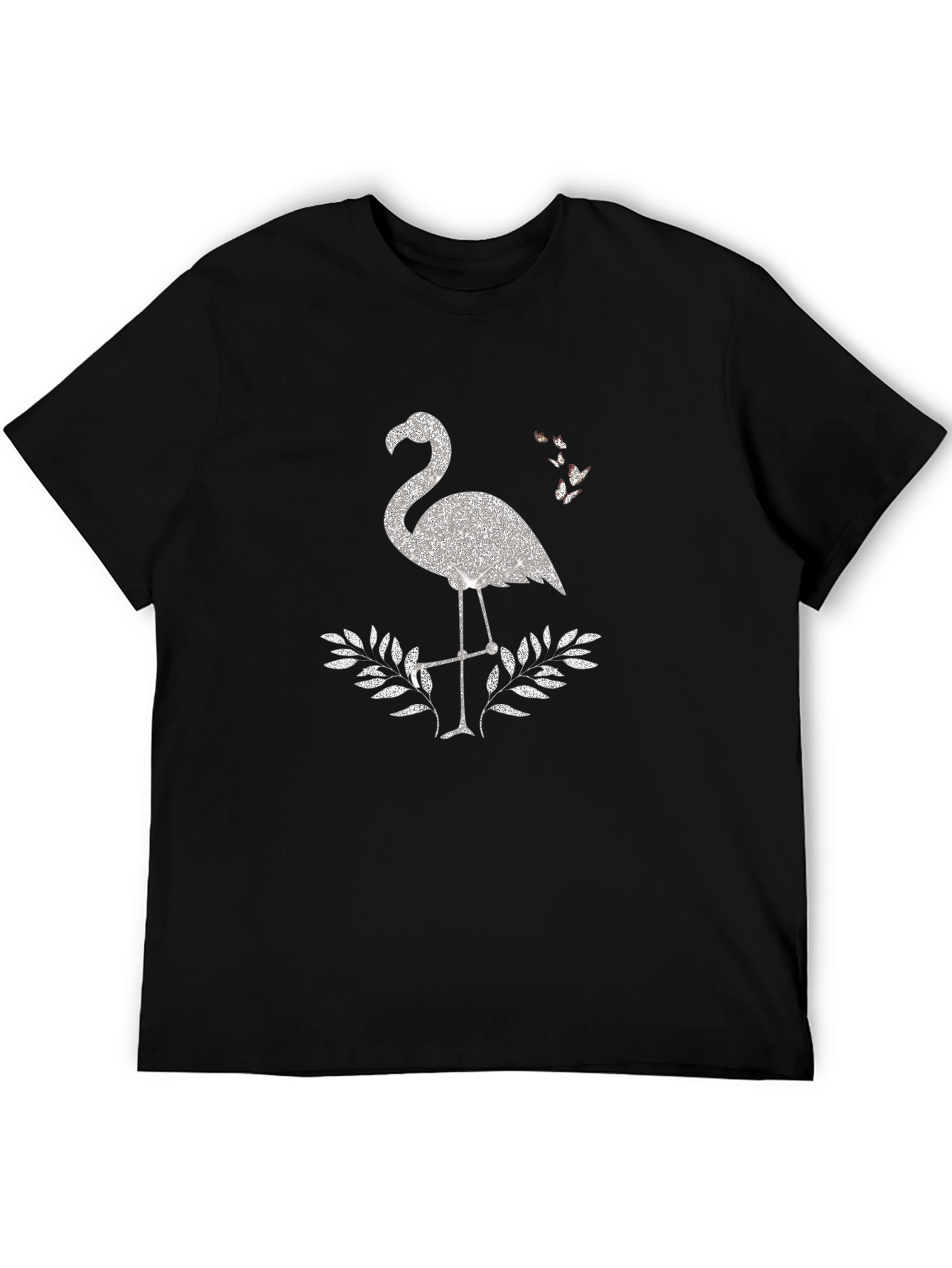 Flamingo Sparkle Graphic Tee