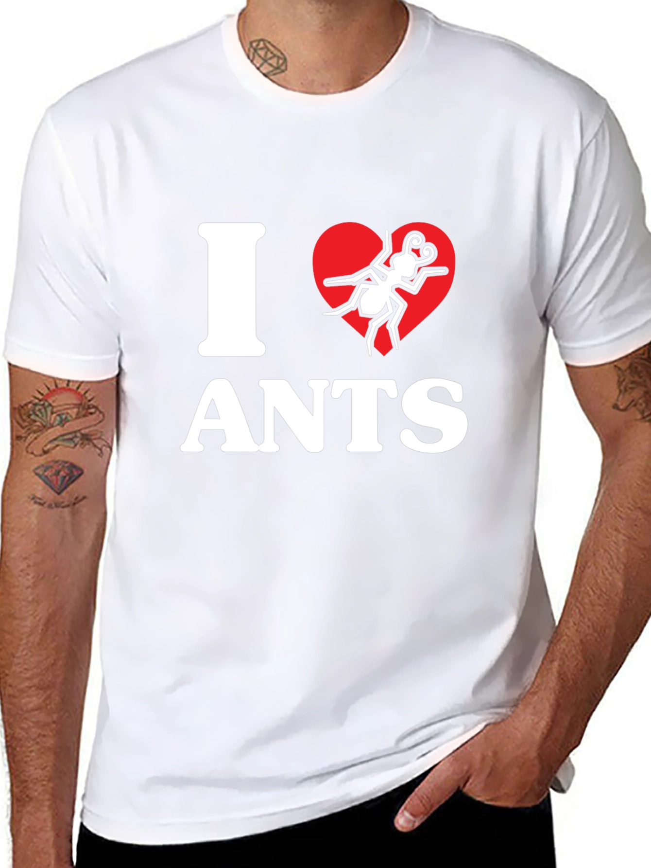 I Heart Ants Graphic T-Shirt