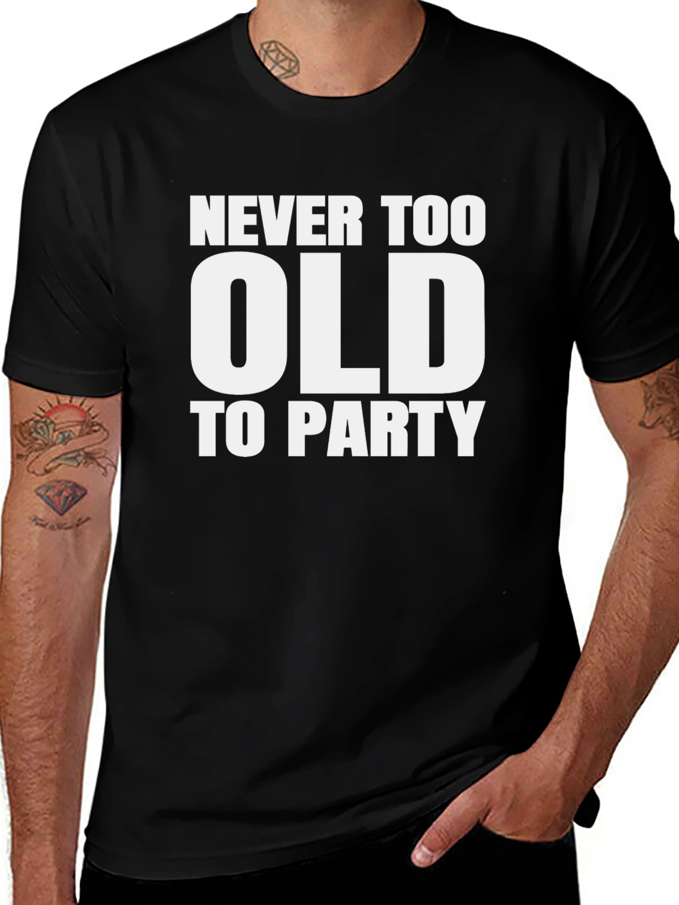 Never Too Old To Party T-Shirt