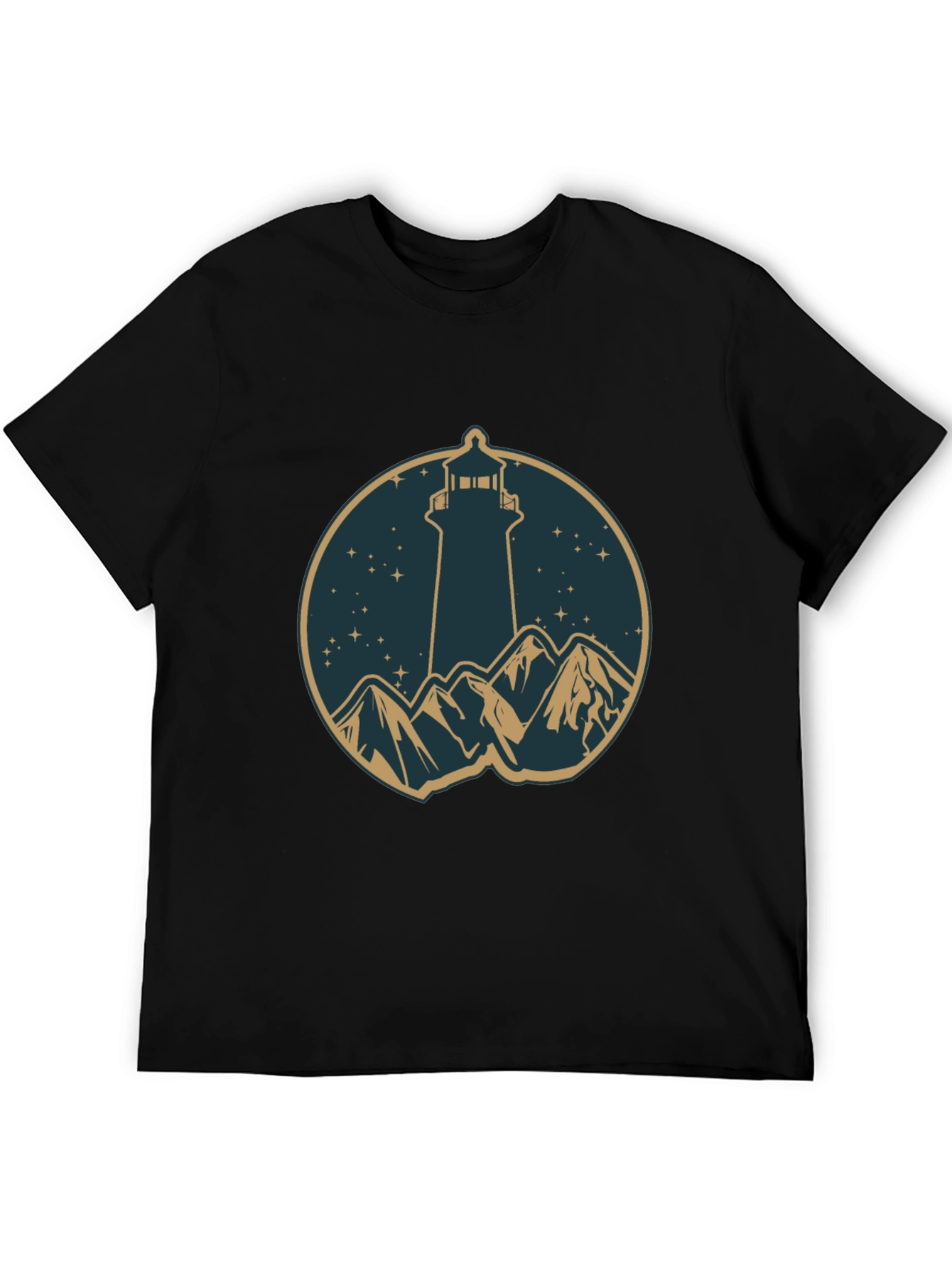Lighthouse Mountain Graphic T-Shirt