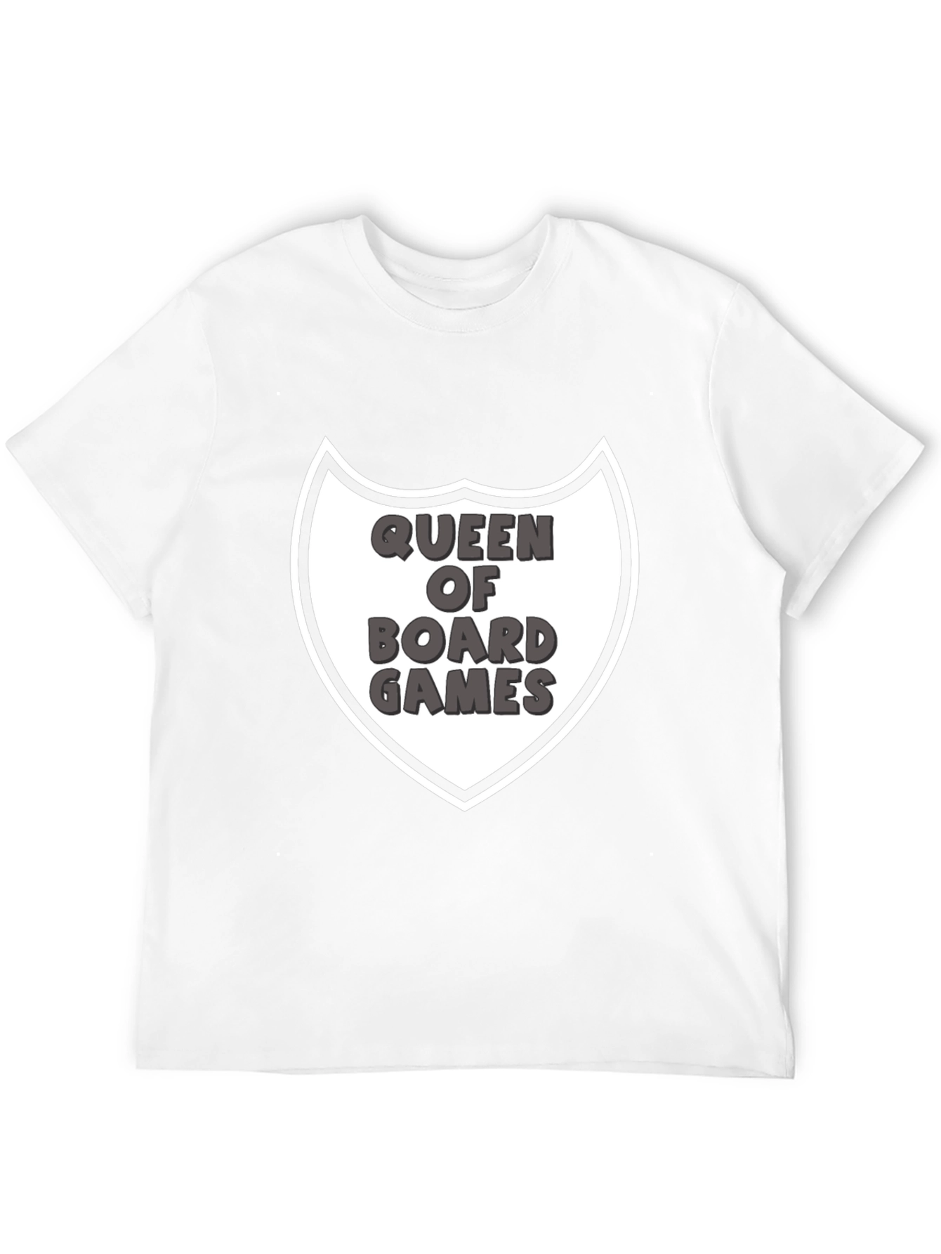 Queen of Board Games Graphic Tee - Black