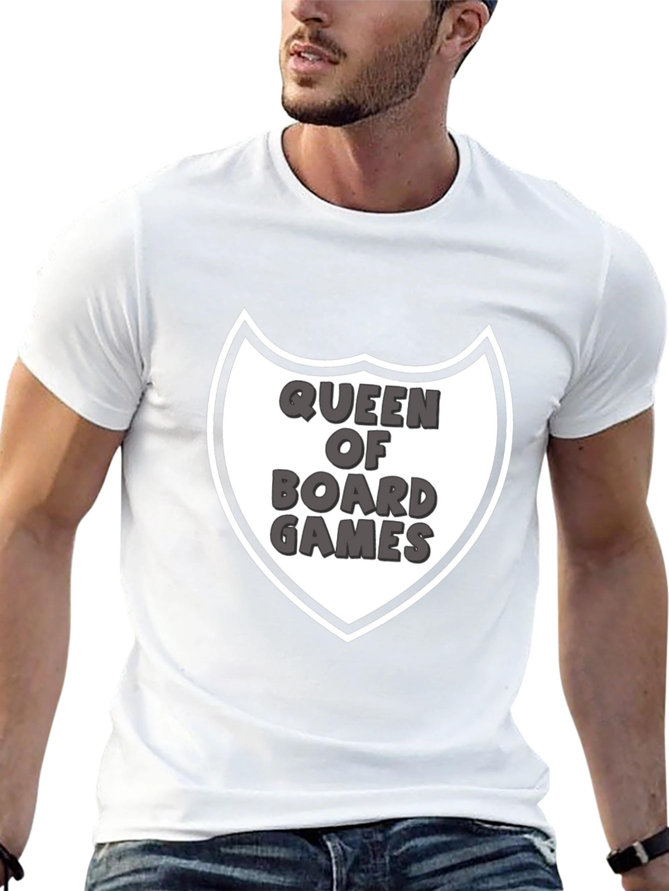 Queen of Board Games Graphic Tee - Black