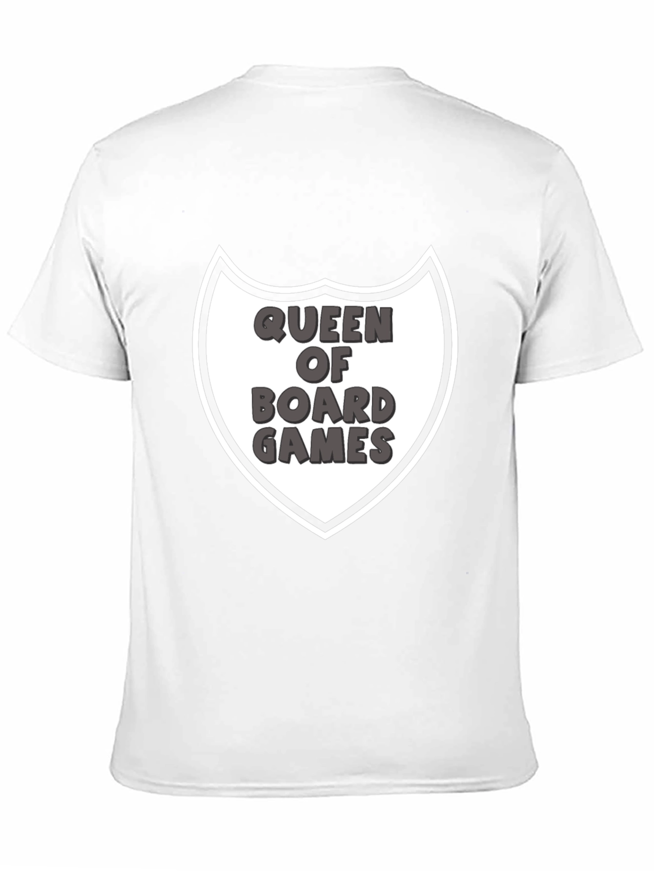 Queen of Board Games Graphic Tee - Black