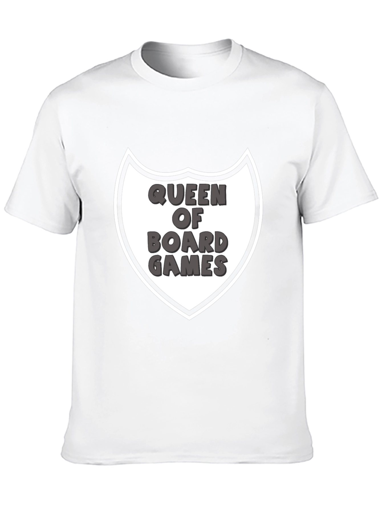 Queen of Board Games Graphic Tee - Black
