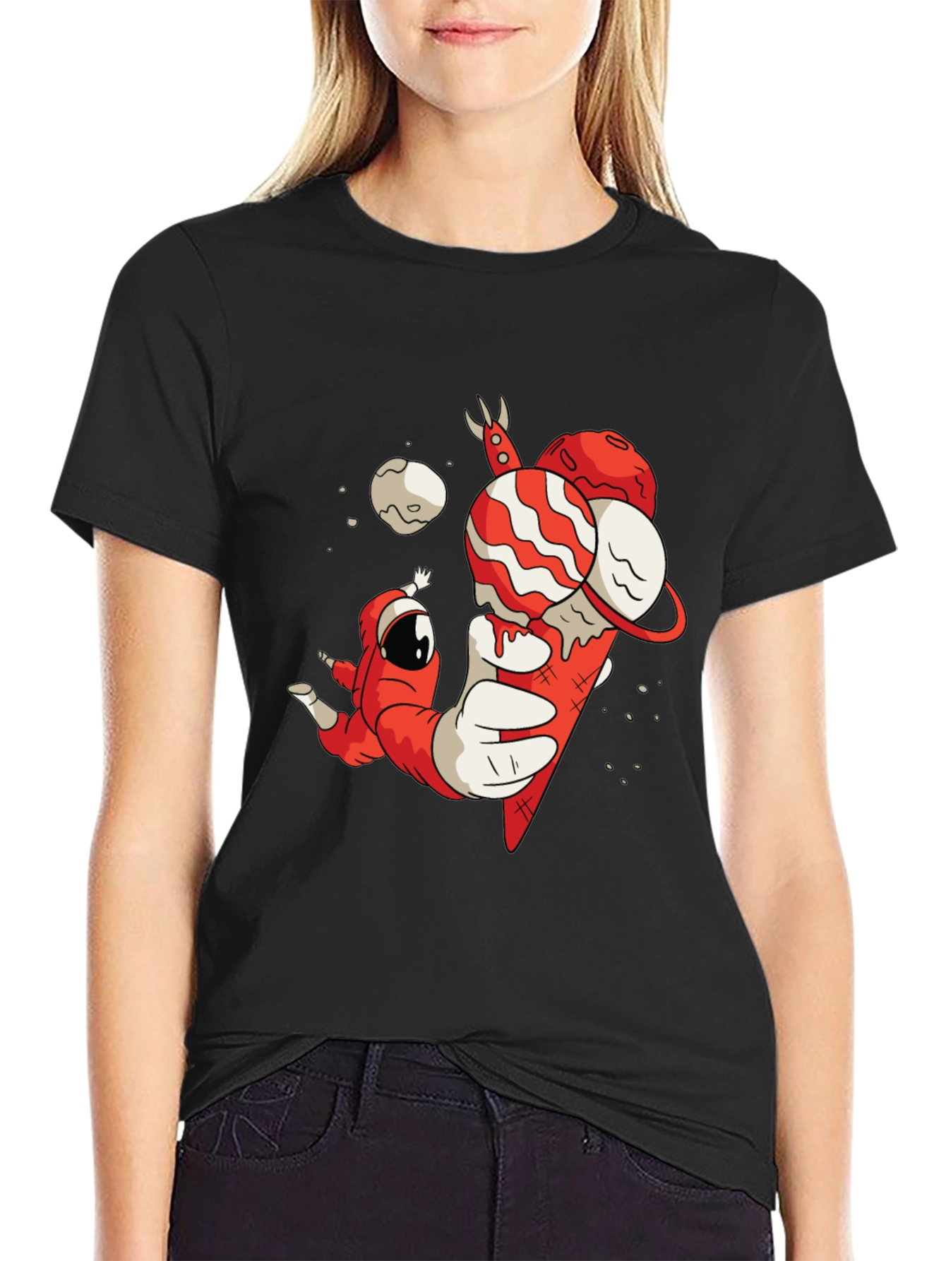 Astronaut Ice Cream Graphic Tee