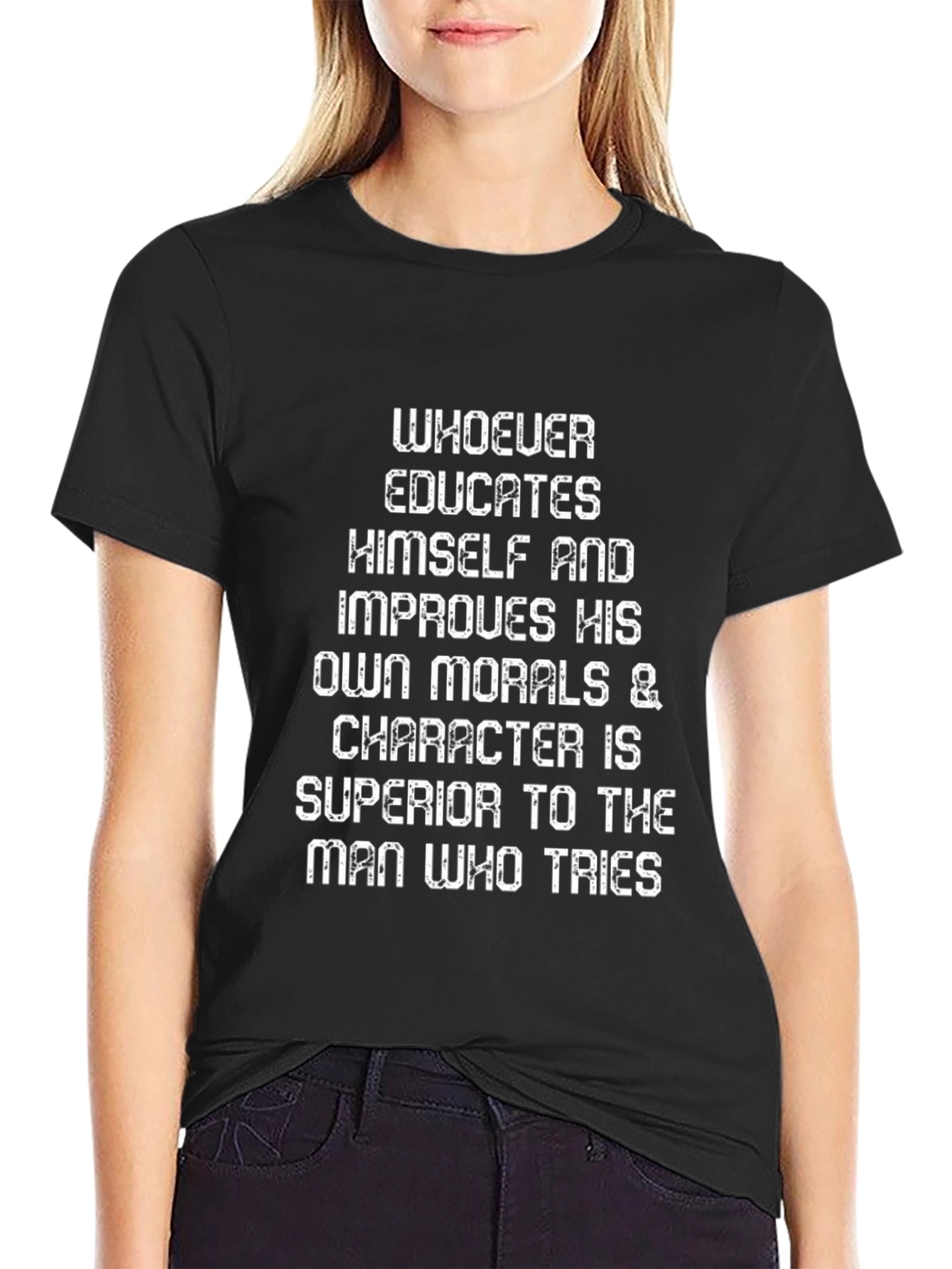 Educate Yourself T-Shirt - Improve Morals and Character