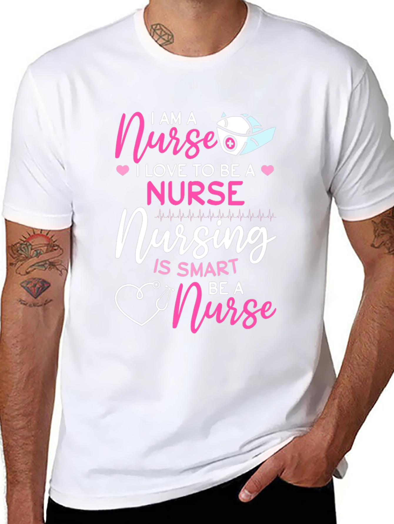 I Am A Nurse T-Shirt - Nursing Is Smart