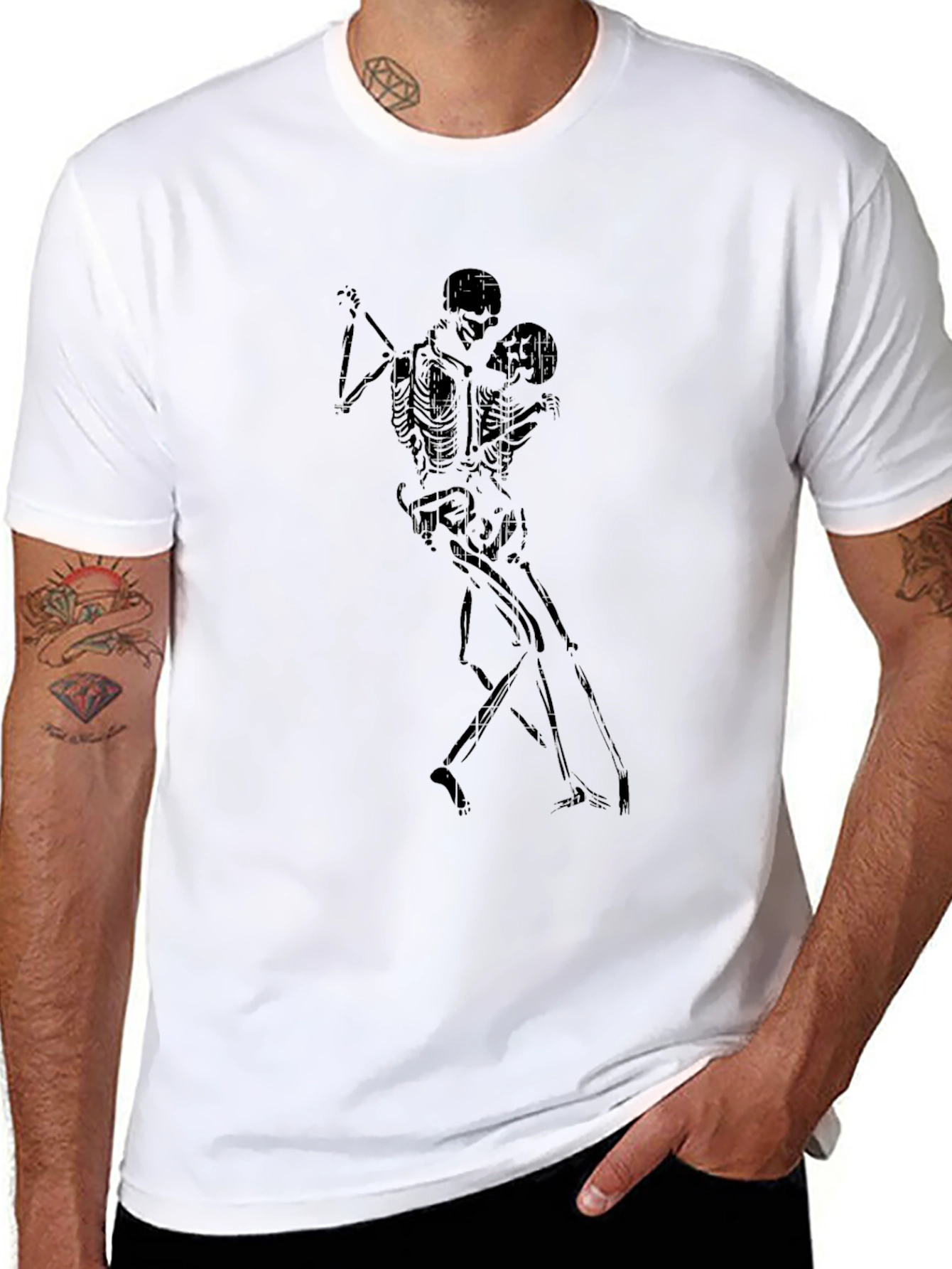 Skeleton Tango Black T-Shirt