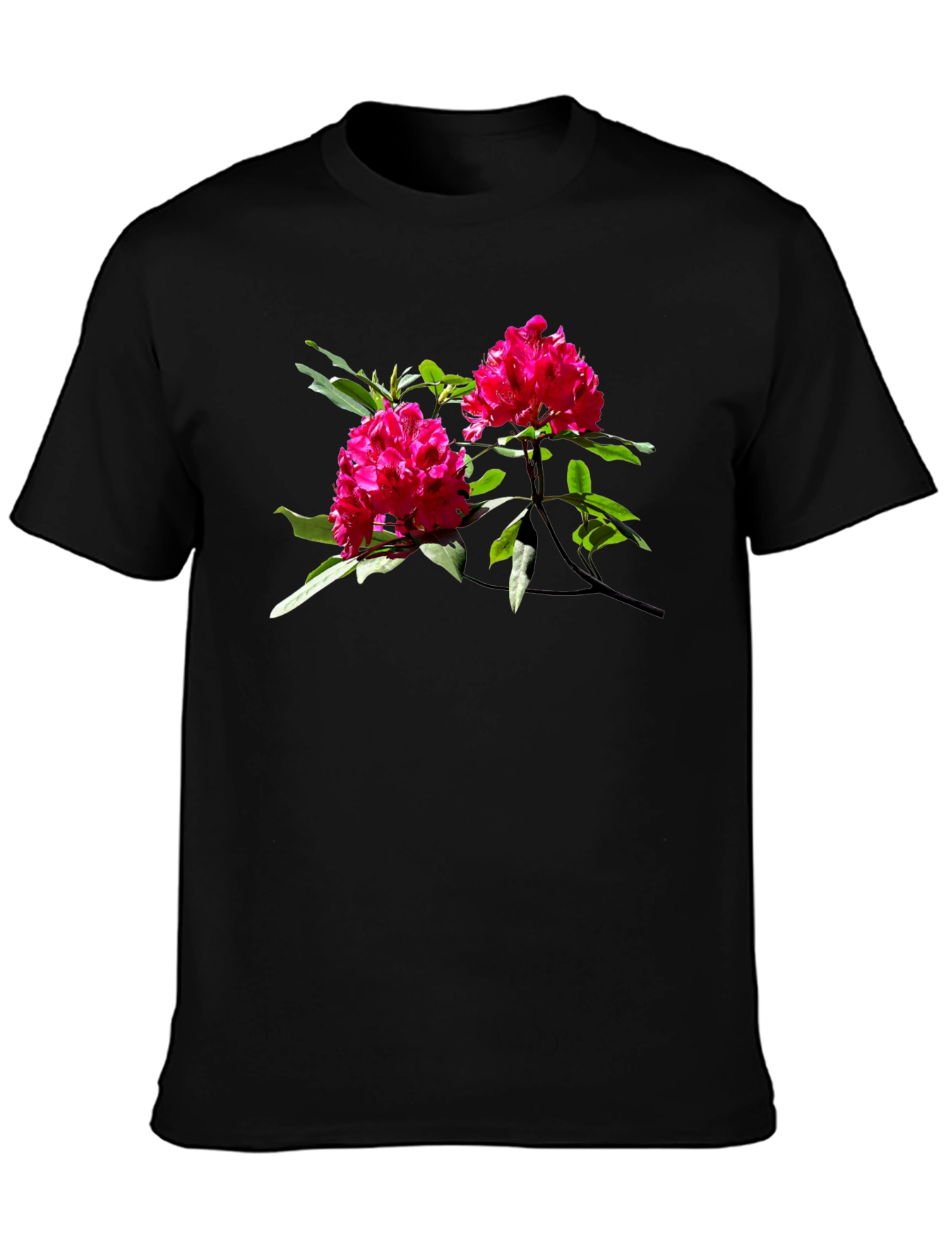 Floral Print T-Shirt - Bold Flower Design