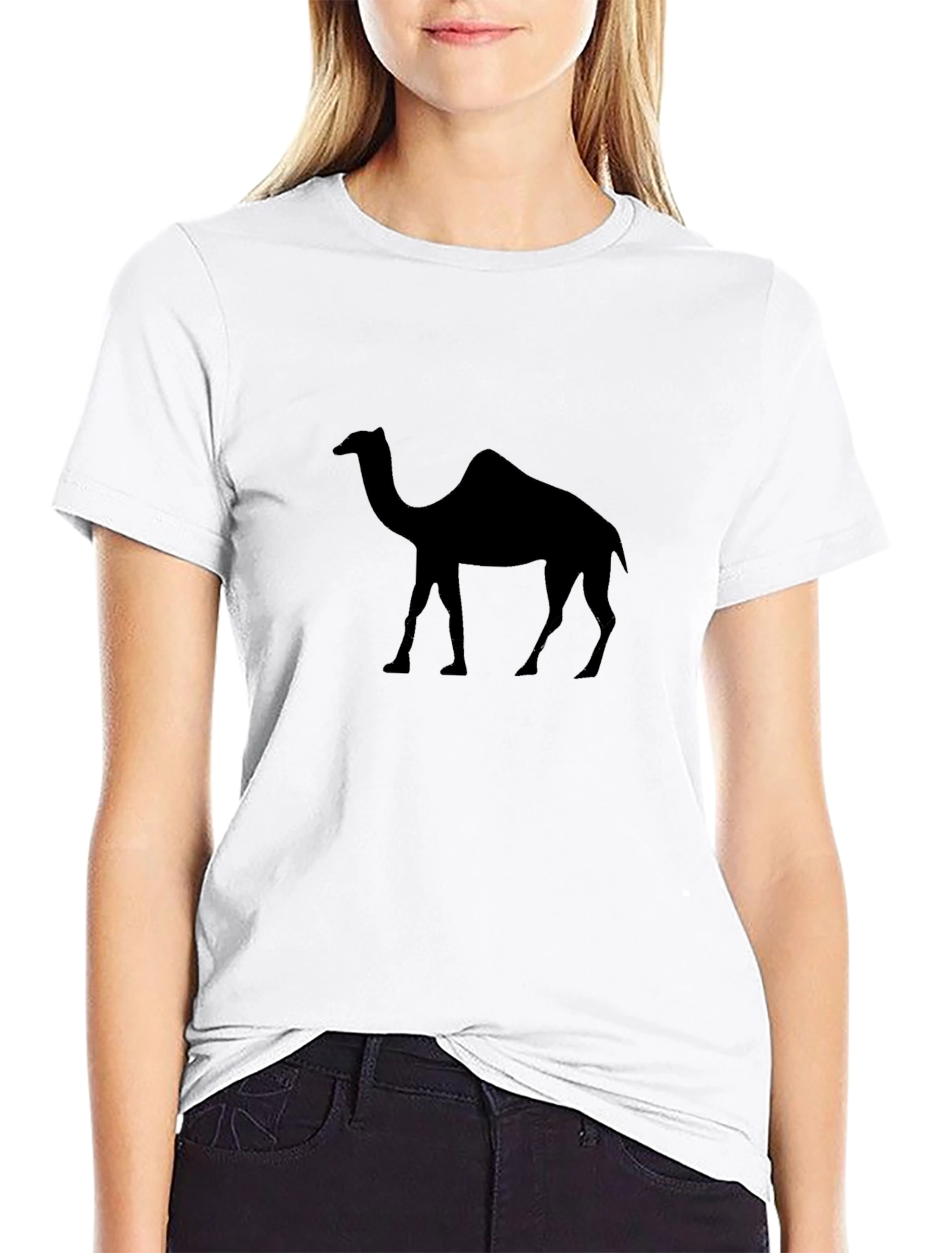 Camel Silhouette Graphic Tee - Mens Black T-Shirt
