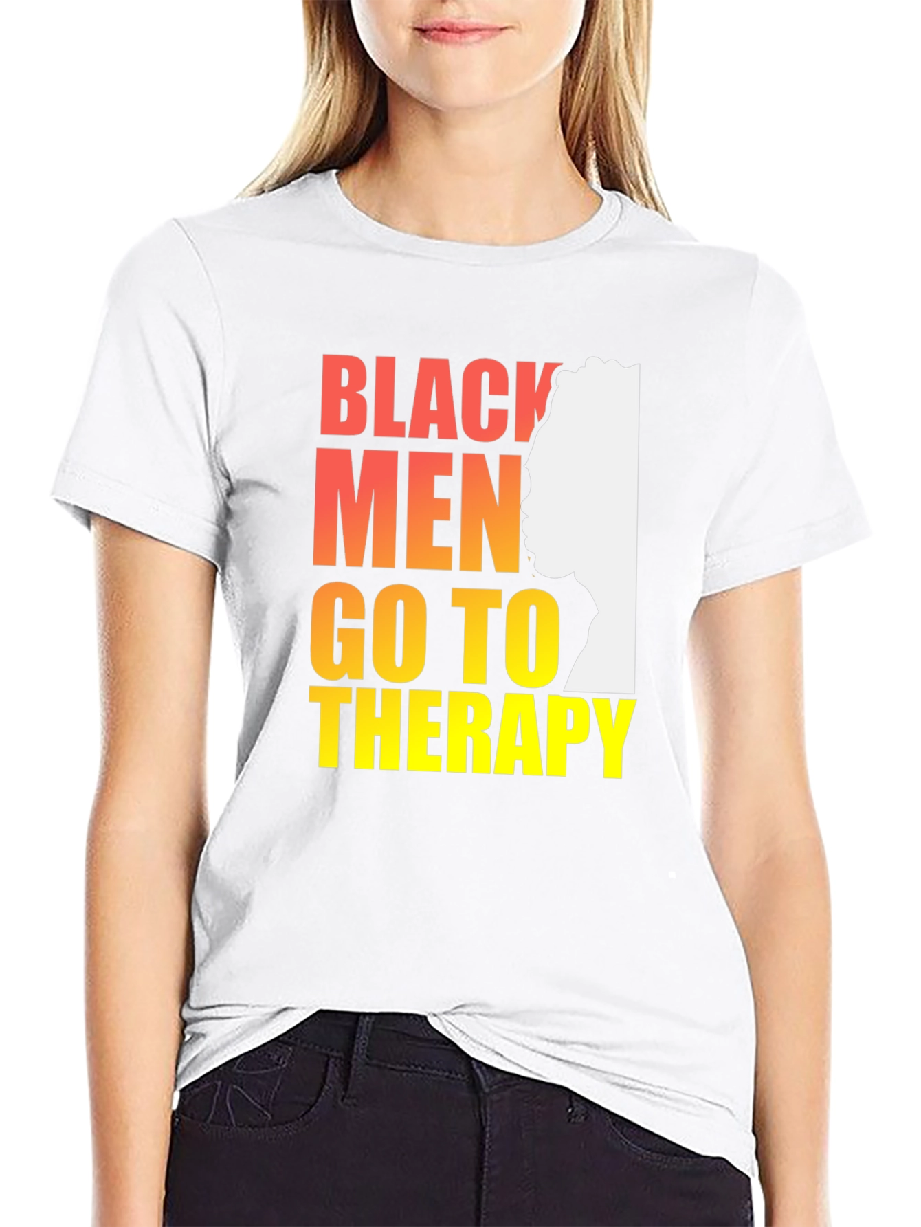 Black Men Go To Therapy Graphic T-Shirt