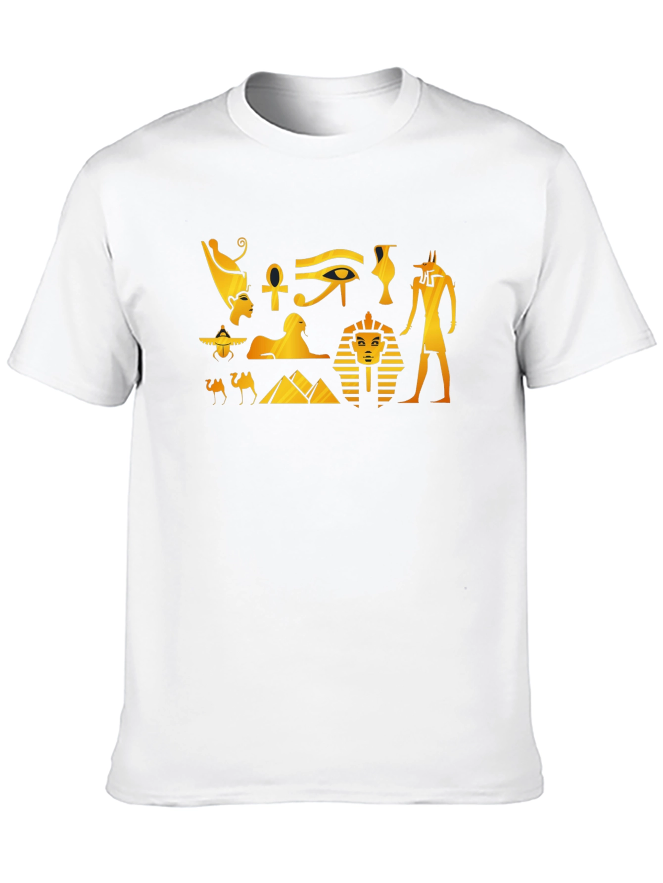 Egyptian Pharaoh Graphic T-Shirt - Black