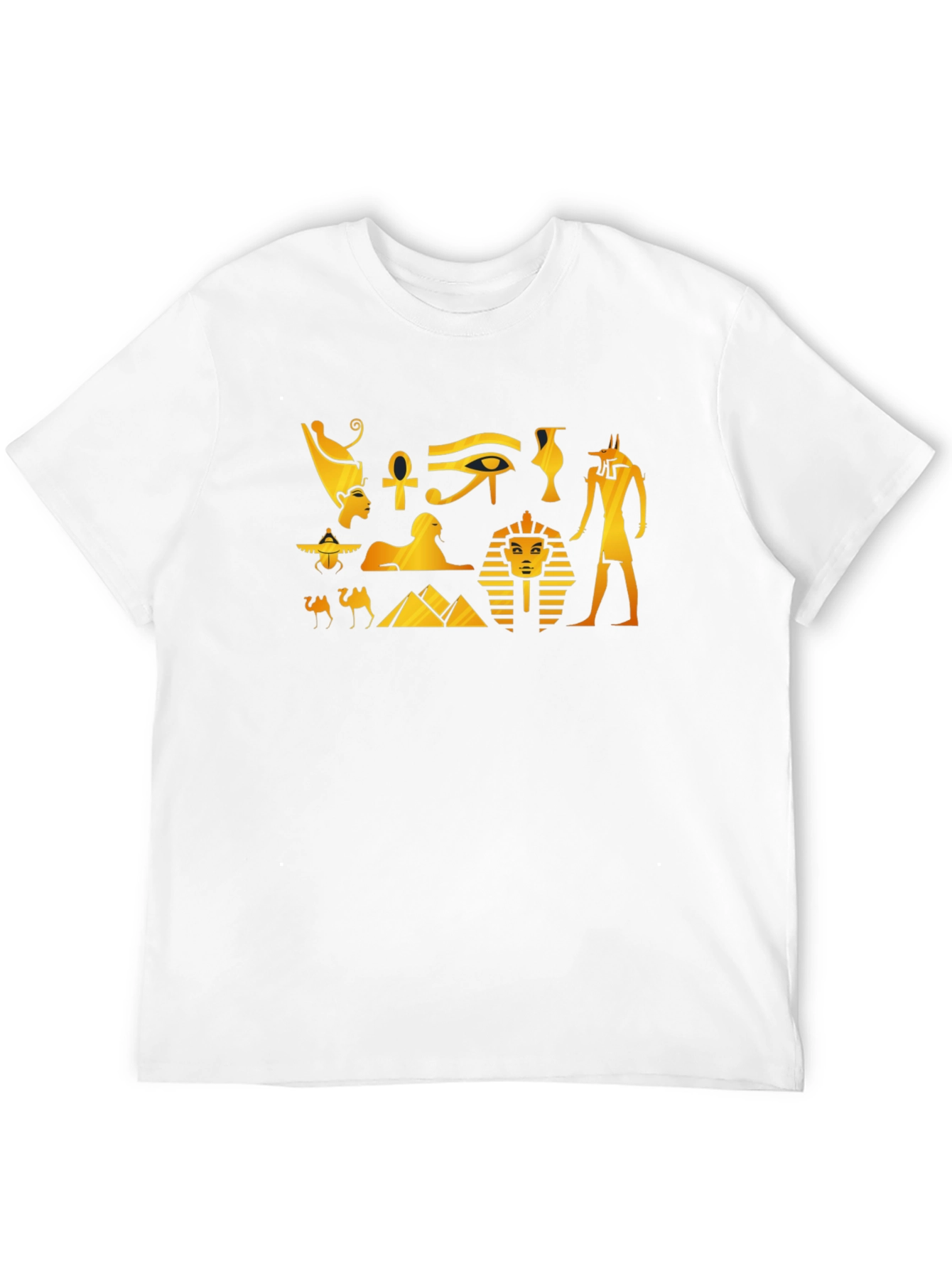 Egyptian Pharaoh Graphic T-Shirt - Black