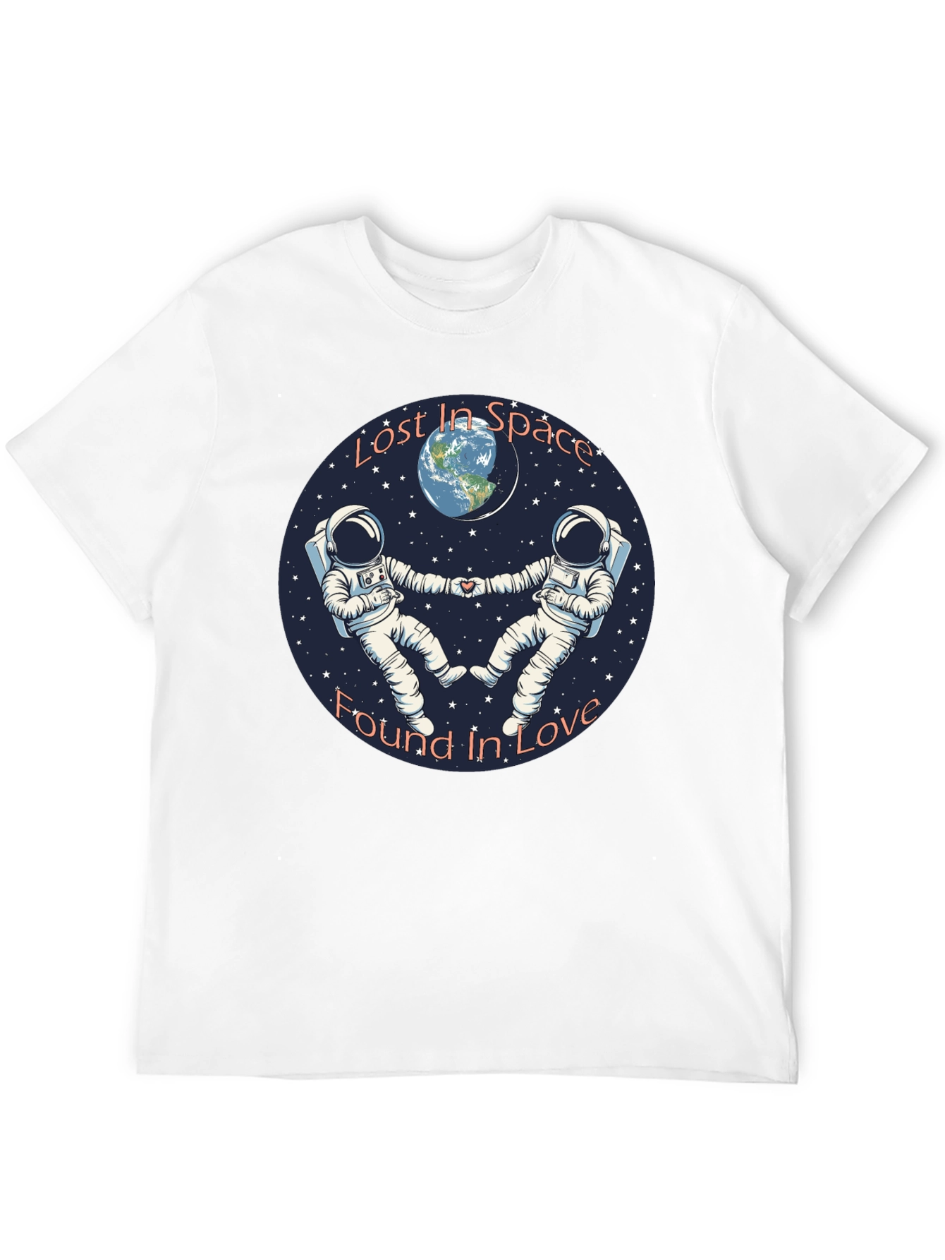 Lost in Space Found in Love Graphic T-Shirt