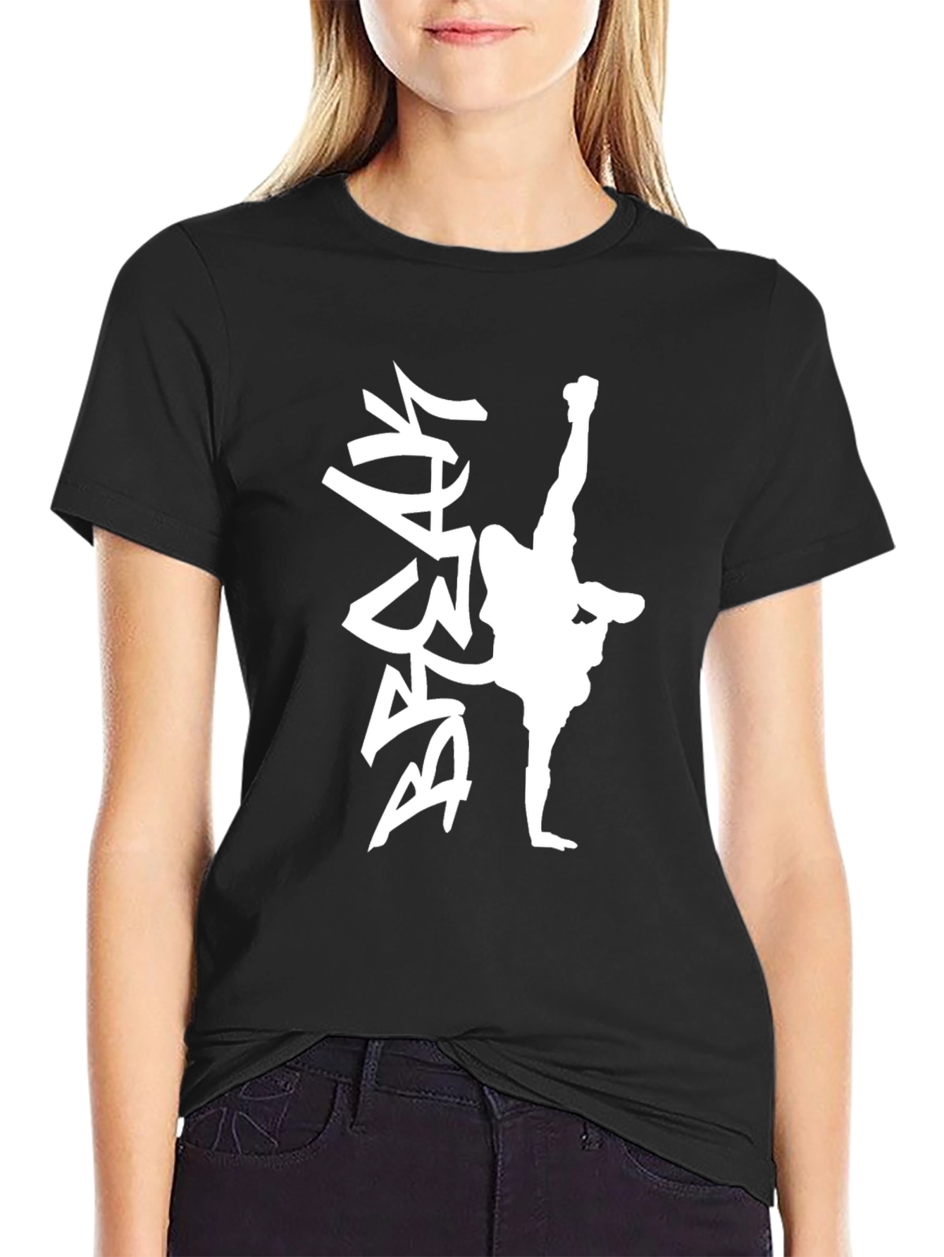 Breakdance Graphic Black Tee