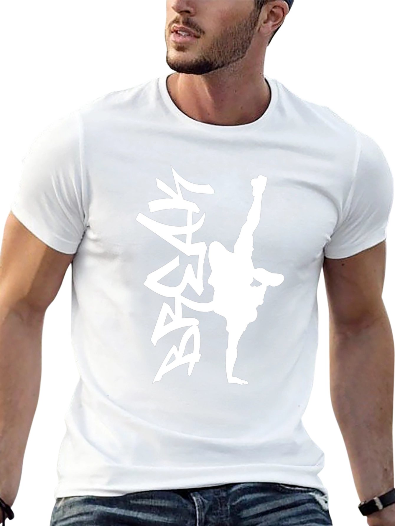 Breakdance Graphic Black Tee