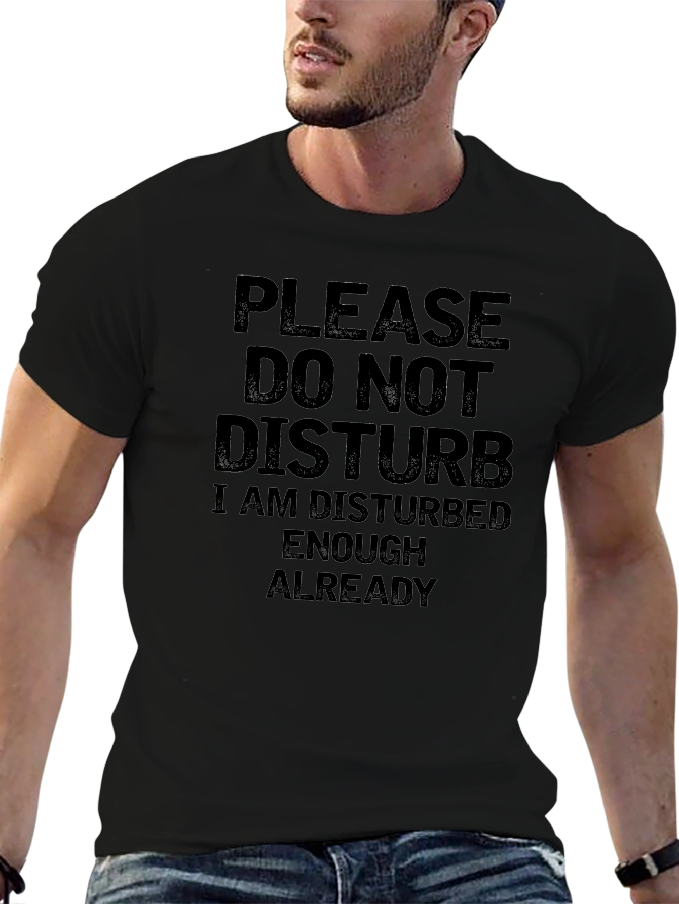 Funny Sarcastic Graphic T-Shirt - Do Not Disturb