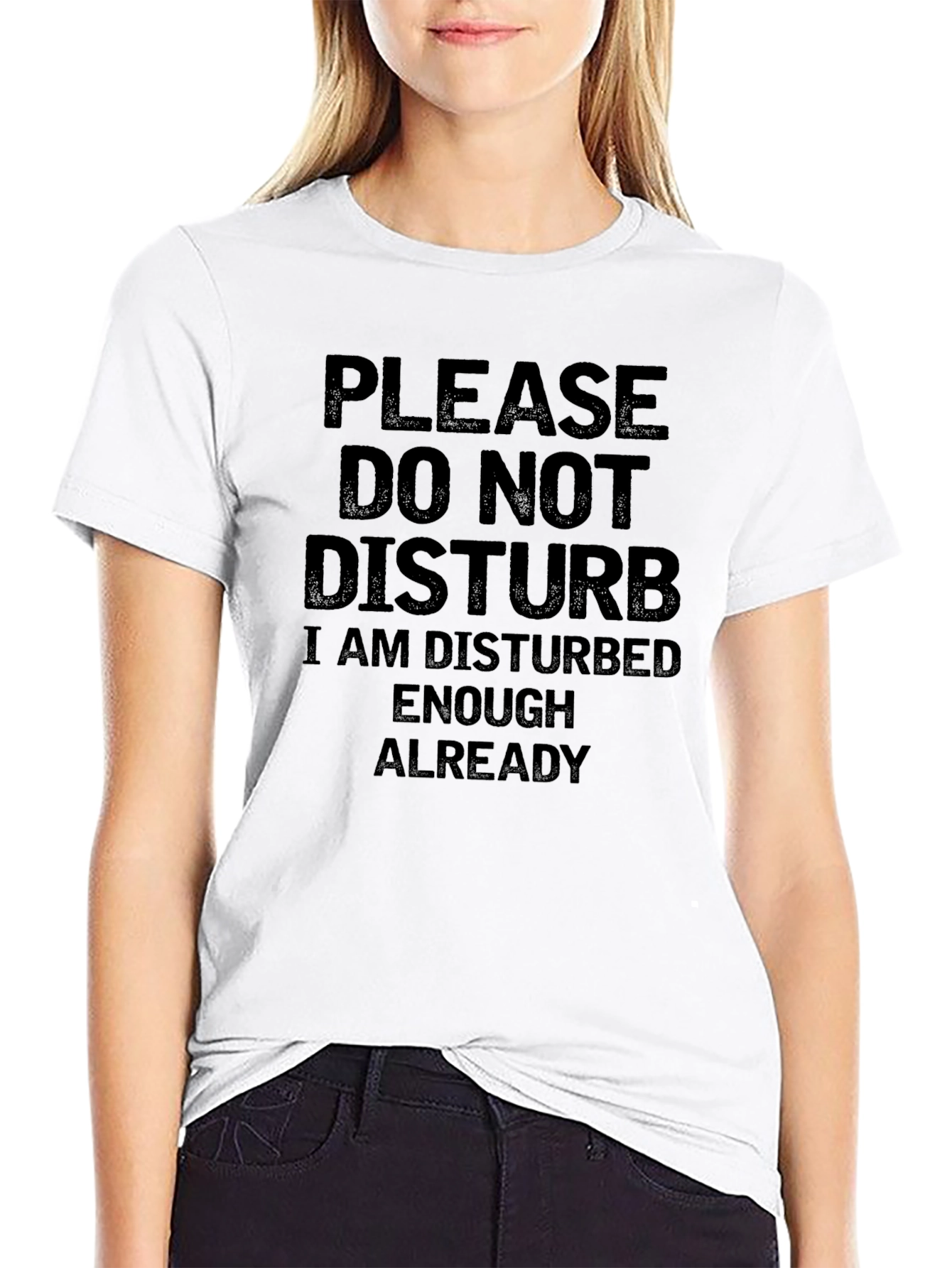Funny Sarcastic Graphic T-Shirt - Do Not Disturb