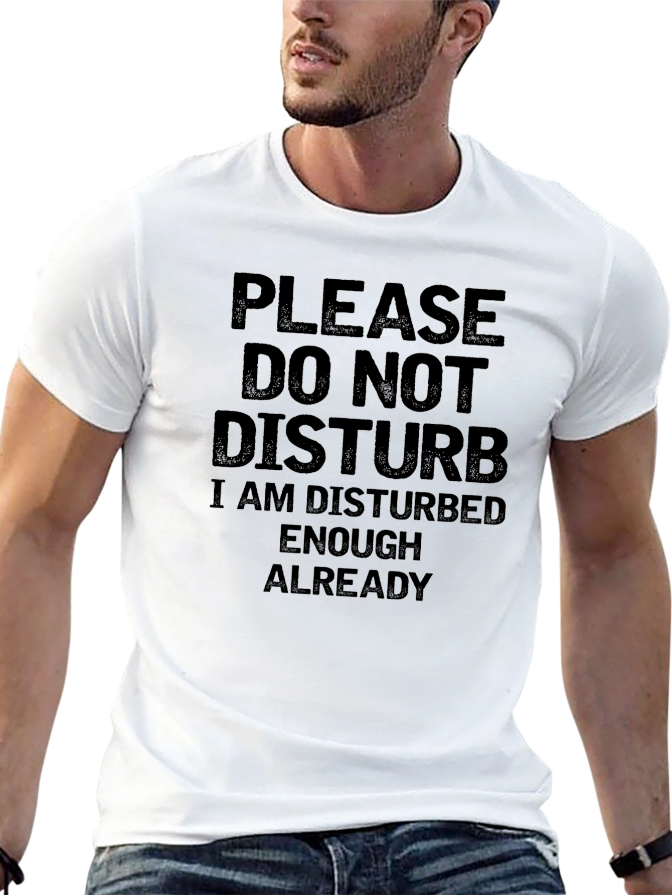 Funny Sarcastic Graphic T-Shirt - Do Not Disturb