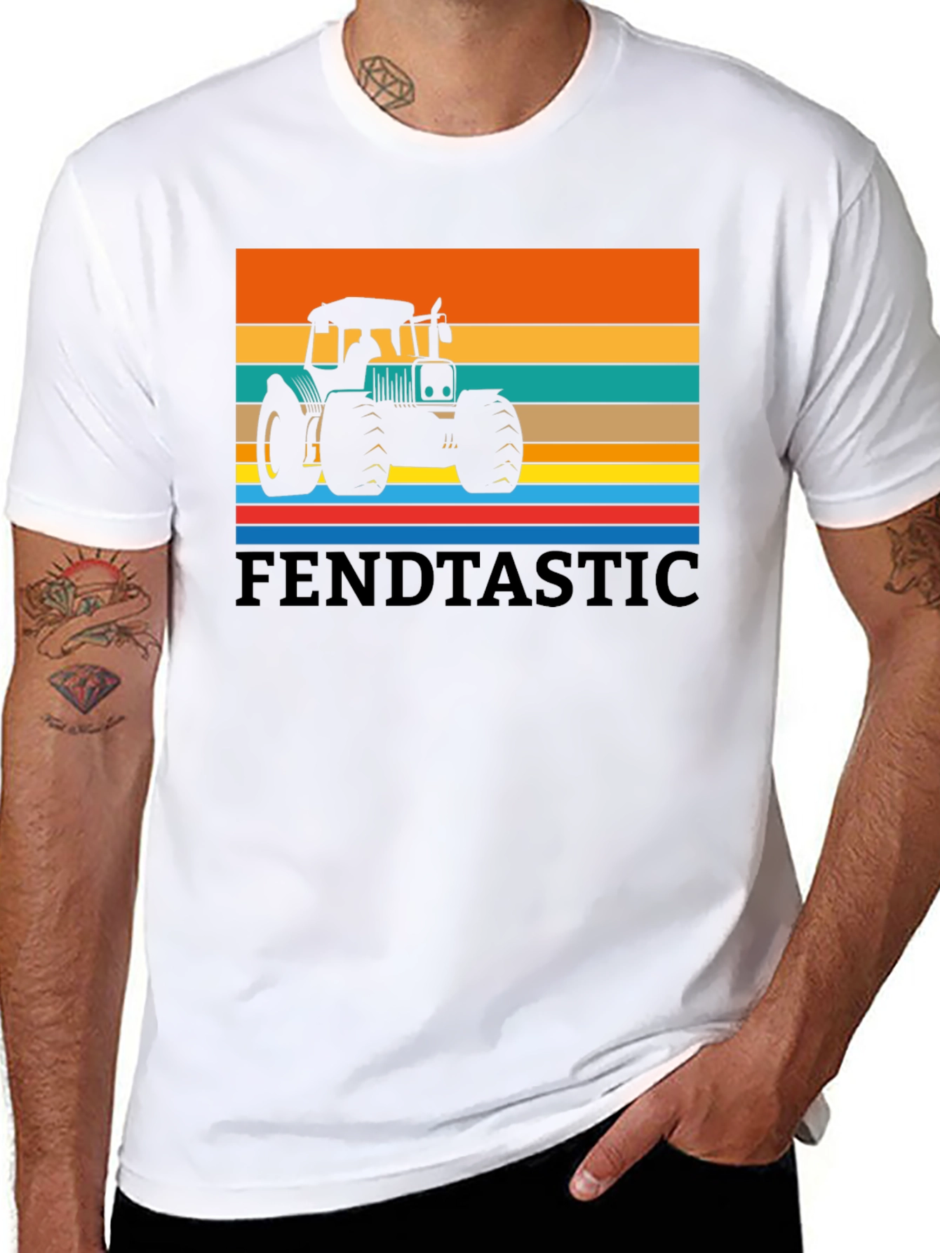 Fendtastic Tractor Graphic T-Shirt