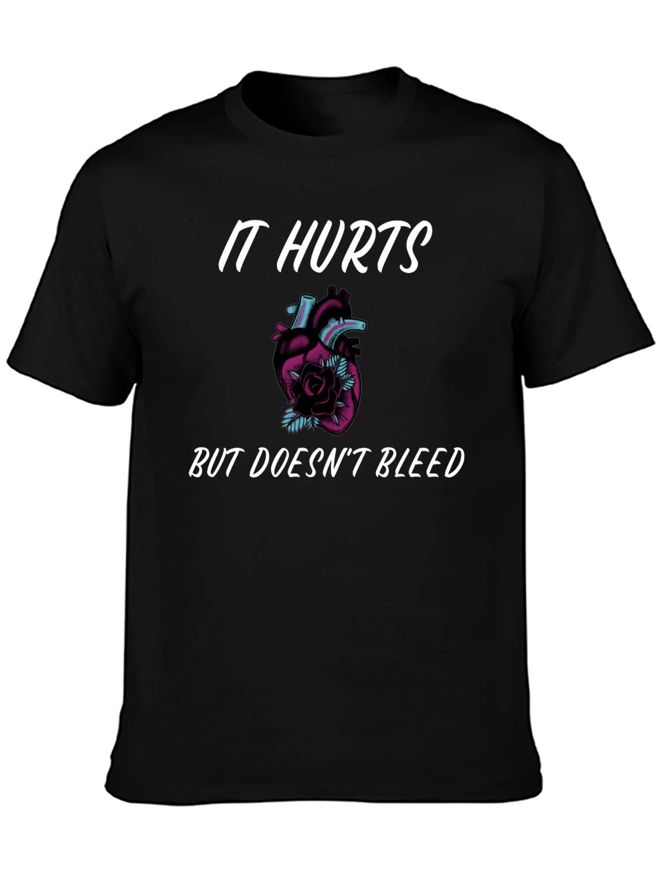 It Hurts But Doesnt Bleed Graphic Tee